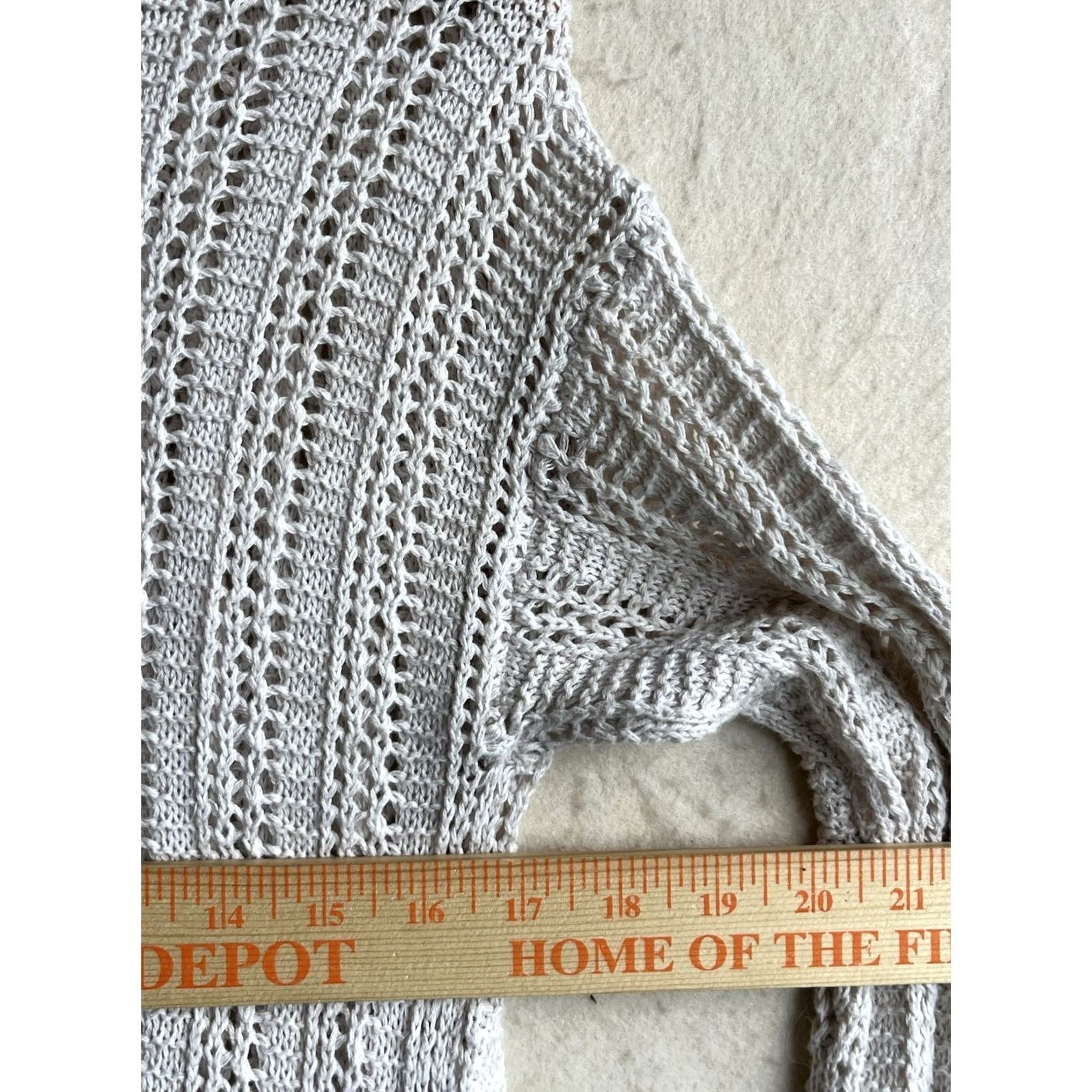 American Eagle Outfitters American Eagle Womens Sweater Small Light Brown Long Sleeve Open Front Cardigan Size S / US 4 / IT 40 - 3 Thumbnail