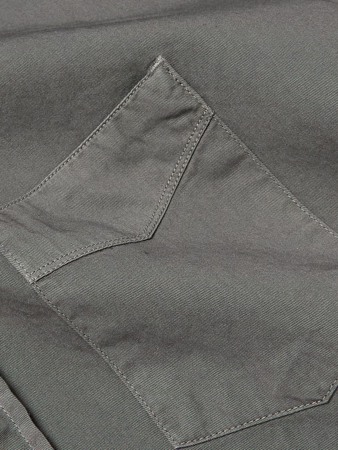 Officine Generale o1mle1025 Lipp Pigment Dye Cotton Twill Shirt in Gray Size US M / EU 48-50 / 2 - 3 Thumbnail