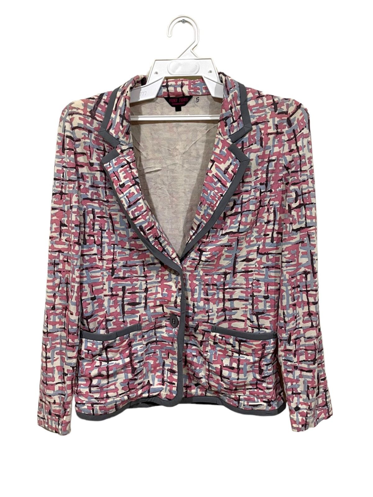 Designer × Japanese Brand Yuki Torii Japan Abstract Art Fashion Jacket Size S / US 4 / IT 40 - 1 Thumbnail
