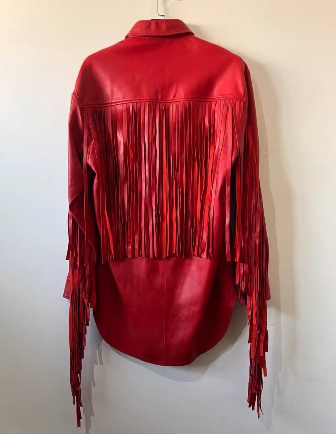 Vetements Vetements Red Leather jacket Size US S / EU 44-46 / 1 - 2 Thumbnail