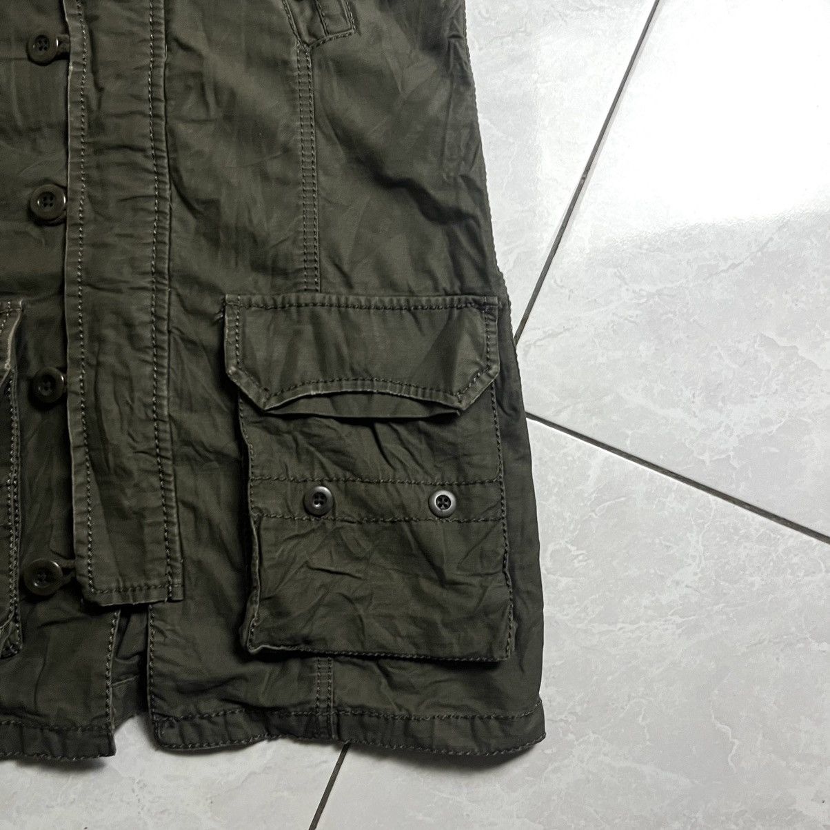 Le Grande Bleu (L.G.B.) 💸ACCEPT BINDING💸 Lefua Lea lgb style olive green vest Size US S / EU 44-46 / 1 - 8 Thumbnail
