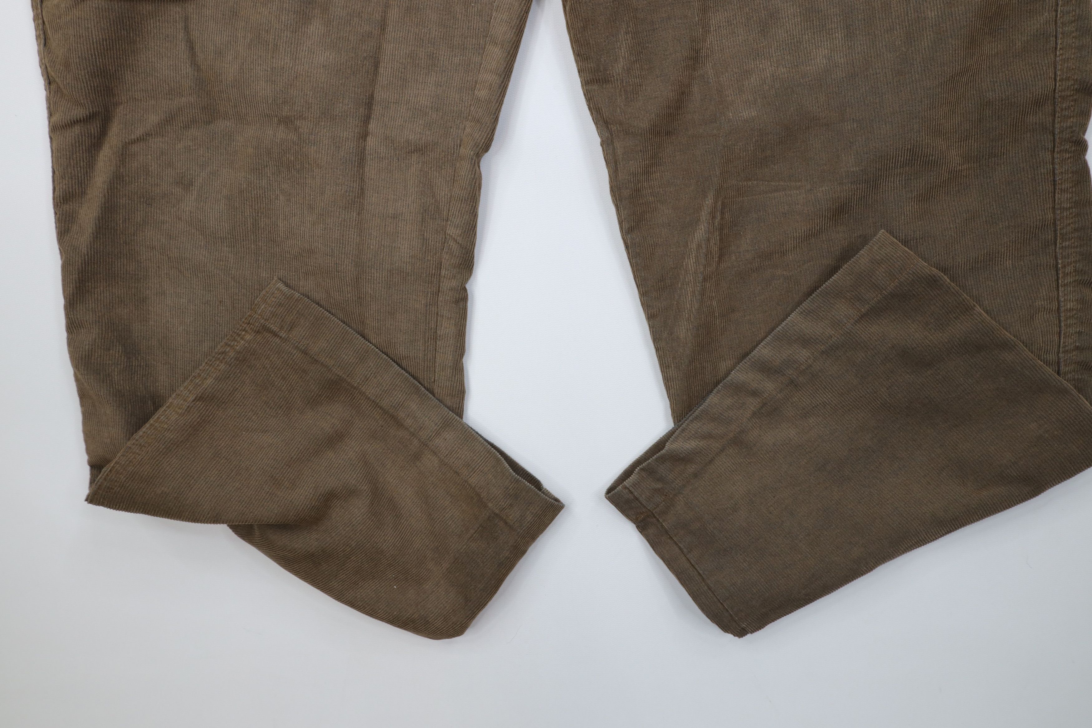 Vintage Vintage 90s Streetwear Wide Leg Corduroy Cargo Pants Beige Size US 34 / EU 50 - 5 Thumbnail