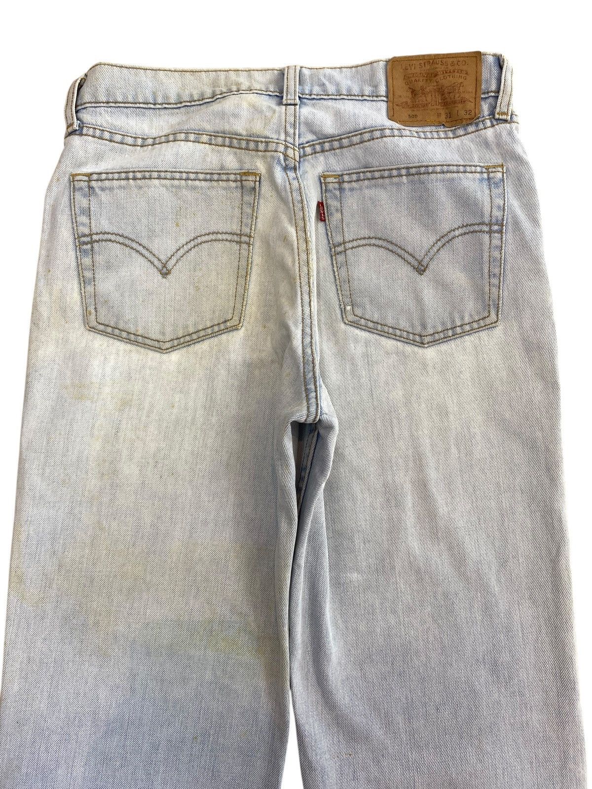 Levi's Vintage Levi’s Light Blue Wash Style Ripped Jeans Size US 28 / EU 44 - 4 Thumbnail
