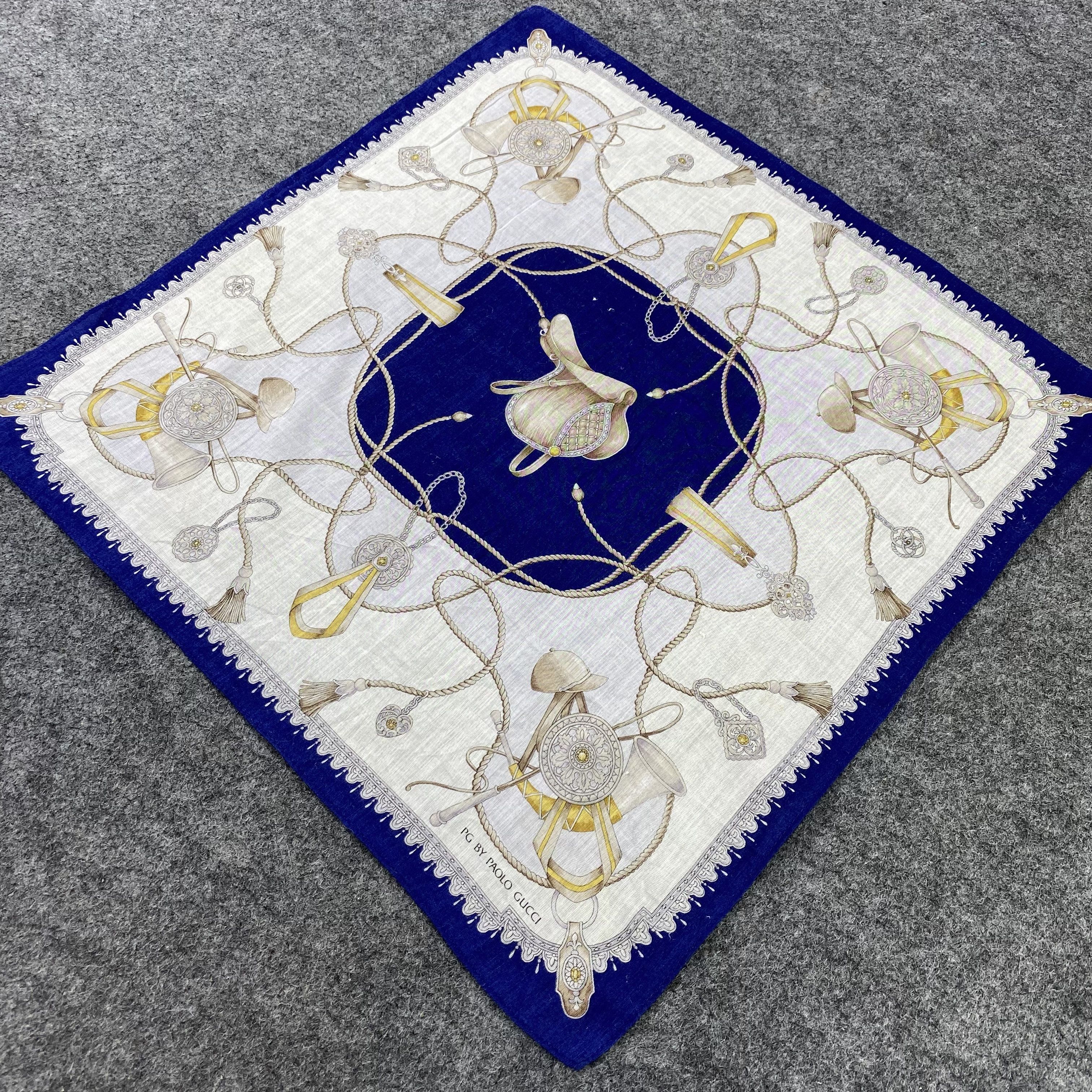 Paolo Gucci Paolo Gucci Handkerchief / Bandana / Neckerchief-B499 Size ONE SIZE - 4 Thumbnail