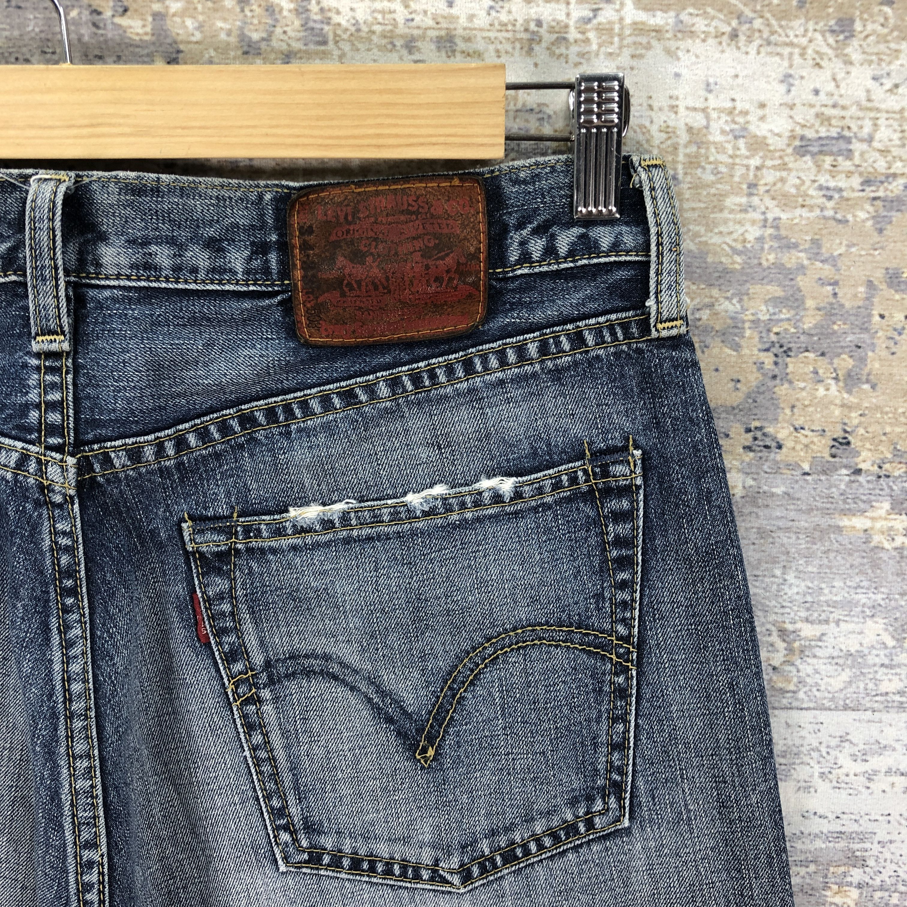 Levi's Vintage 90s Levis 503 Faded Denim Levi's Light Wash Jeans Size US 32 / EU 48 - 5 Thumbnail