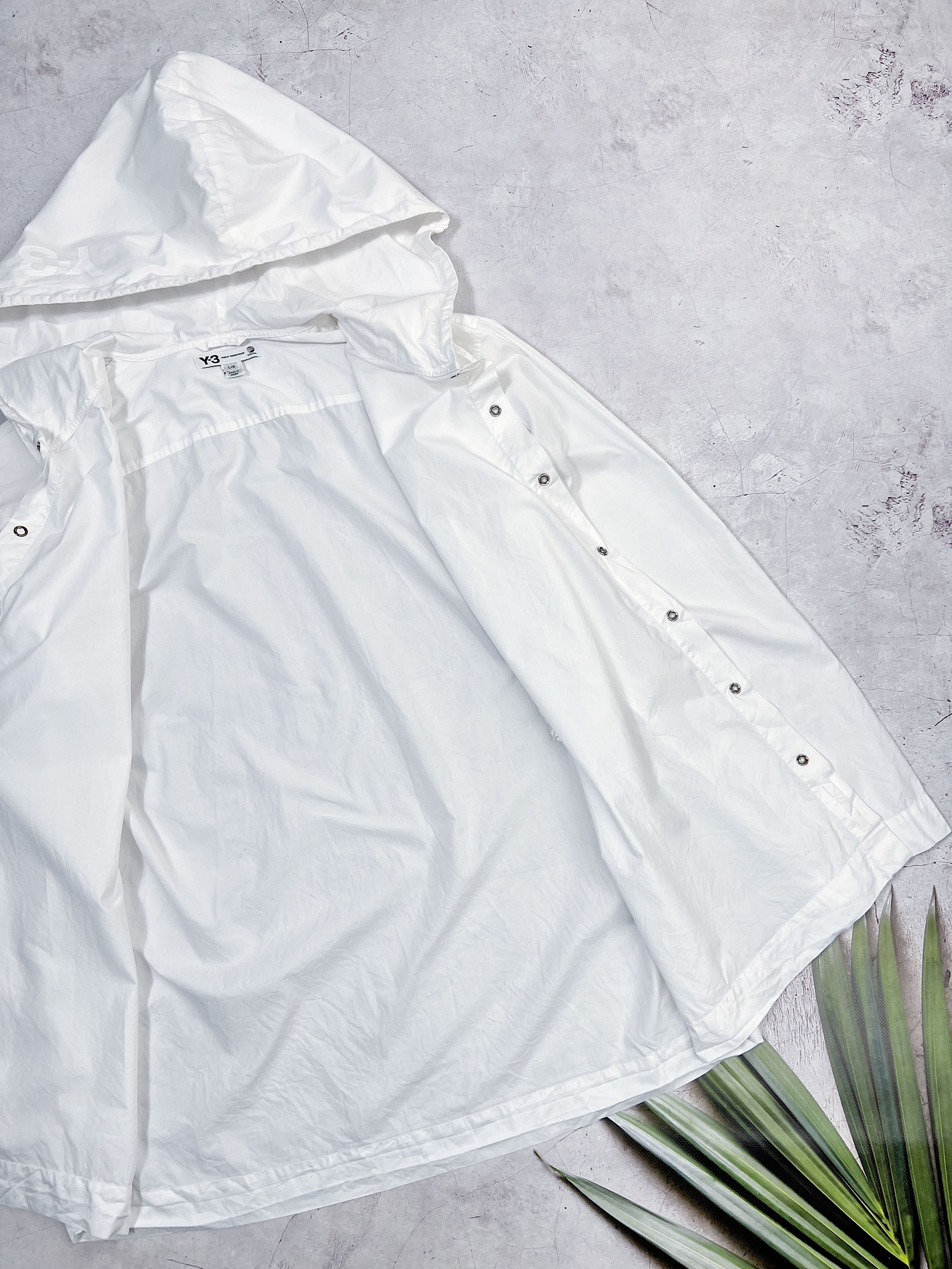 Adidas × Yohji Yamamoto Adidas x Yohji Yamamoto Overshirt with Hooded Size US L / EU 52-54 / 3 - 7 Thumbnail