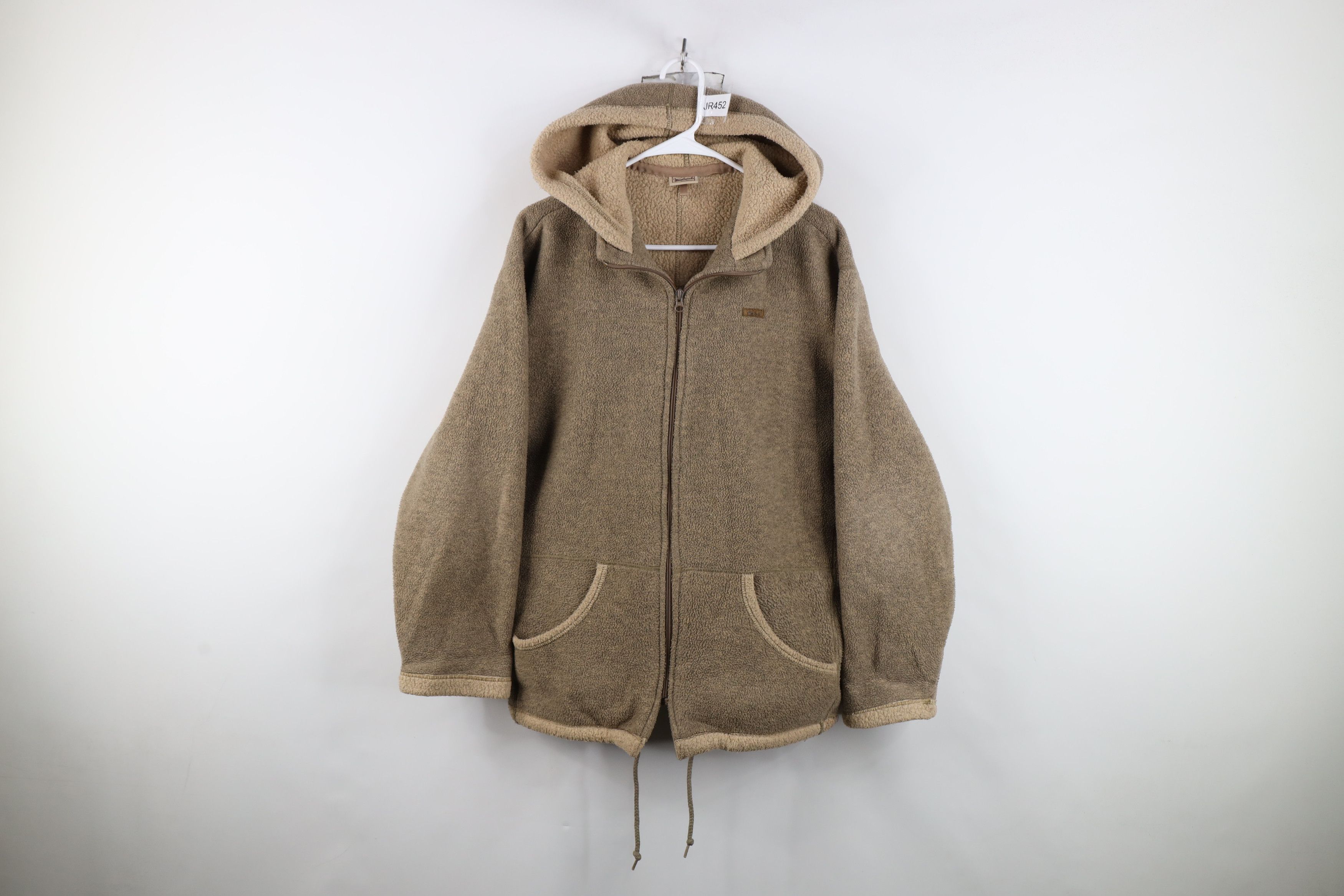 Woolrich Woolen Mills Vintage 90s Woolrich Polartec Fleece Full Zip Hooded Jacket Size XL / US 12-14 / IT 48-50 - 1 Thumbnail