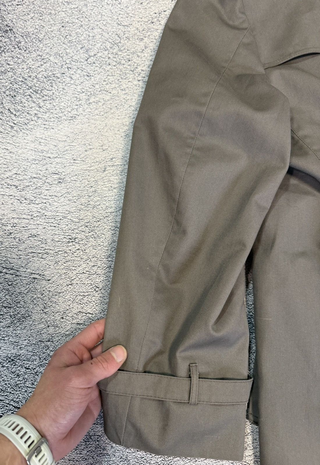 Christian Dior Monsieur Vintage Christian Dior Trench Coat Belted 44R Men Gray Taupe Size US L / EU 52-54 / 3 - 13 Thumbnail
