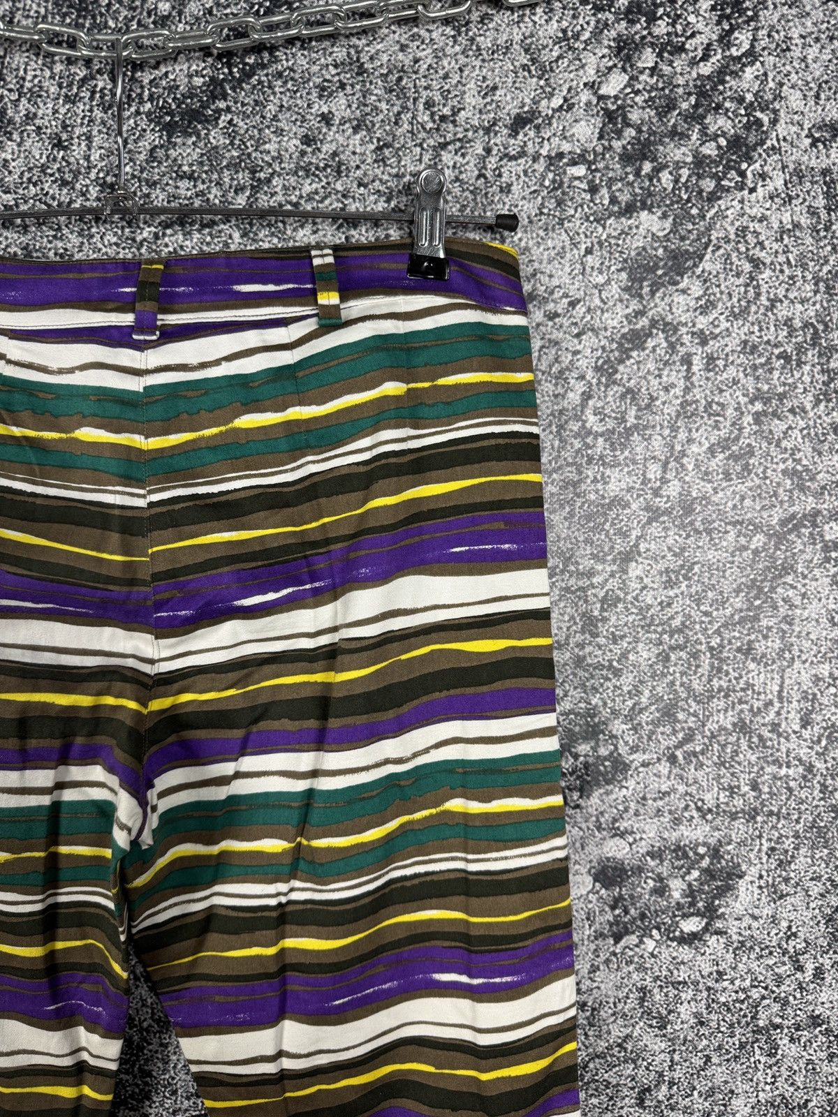 Max Mara Max Mara Studio Designer Striped Pants Luxury Trousers Sz 40 Size 27" / US 4 / IT 40 - 9 Thumbnail