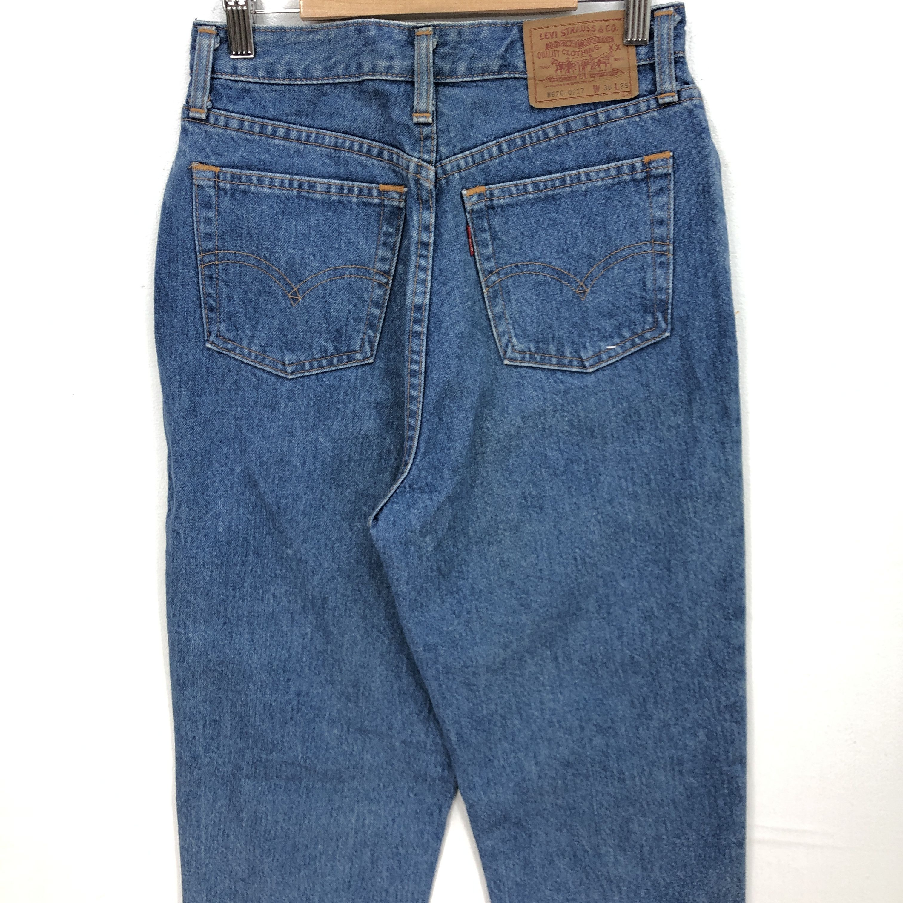 Levi's Vintage Levi's Baggy Mom Jeans Blue Levis Denim Pants Size 24" / US 00 / IT 34 - 4 Thumbnail