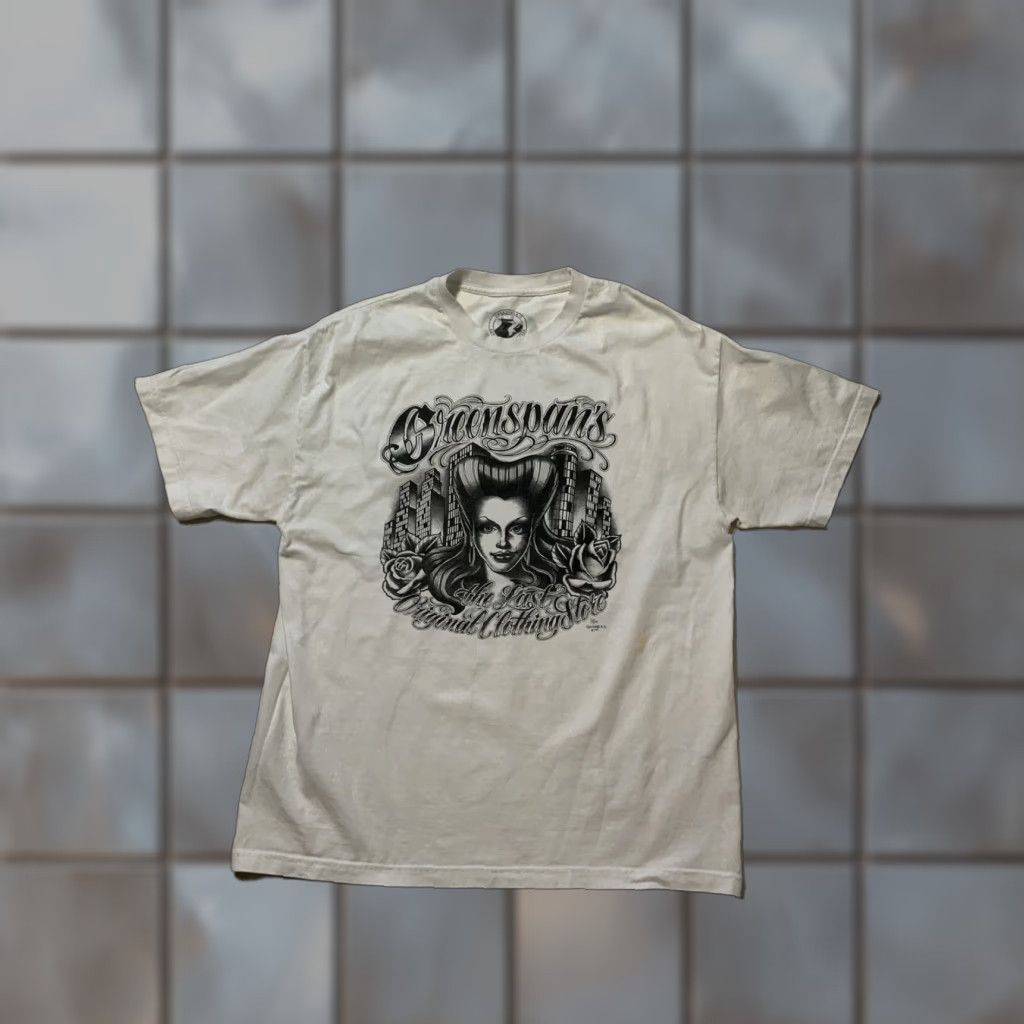 Vintage VINTAGE Greenspan’s The Last Original Clothing Store Tim Hendricks 2011 Graphic T-Shirt XL Men White Crewneck S/S T-Shirt Mens Size US XL / EU 56 / 4 - 1 Thumbnail