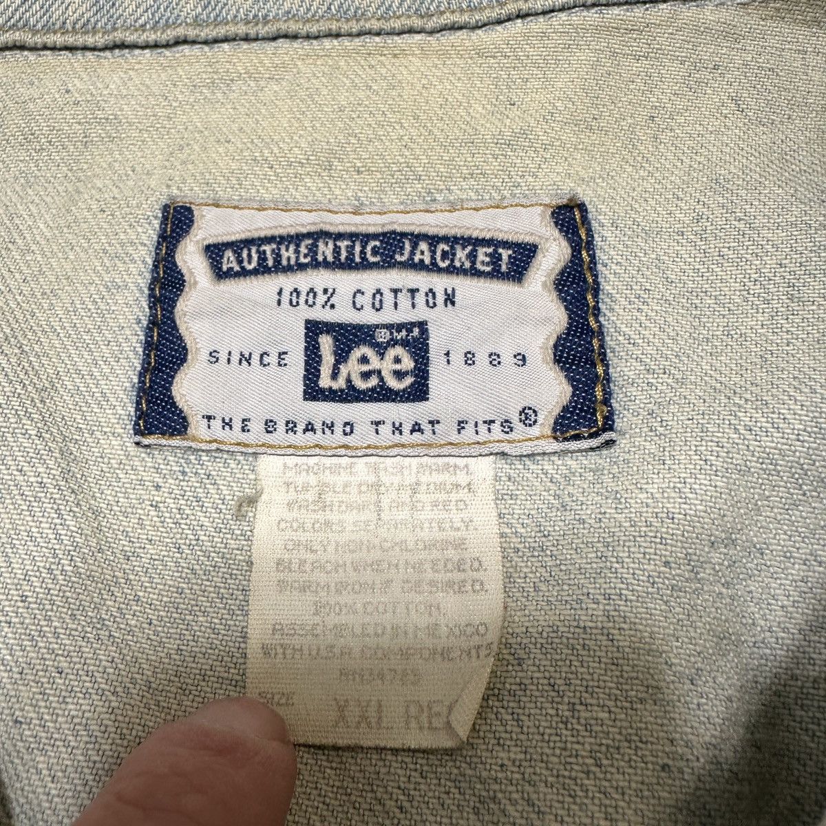 Lee Vintage Lee denim jacket Size US XXL / EU 58 / 5 - 5 Thumbnail