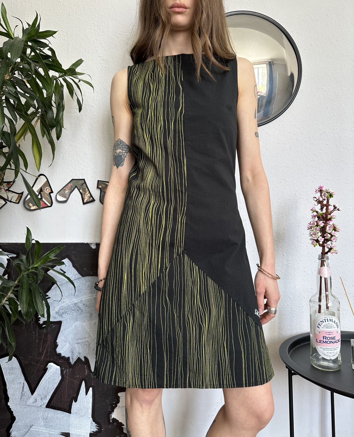 Japanese Brand Skunk Funk Futuristic Vintage Dedigner Dress 90s Size XS / US 0-2 / IT 36-38 - 7 Thumbnail