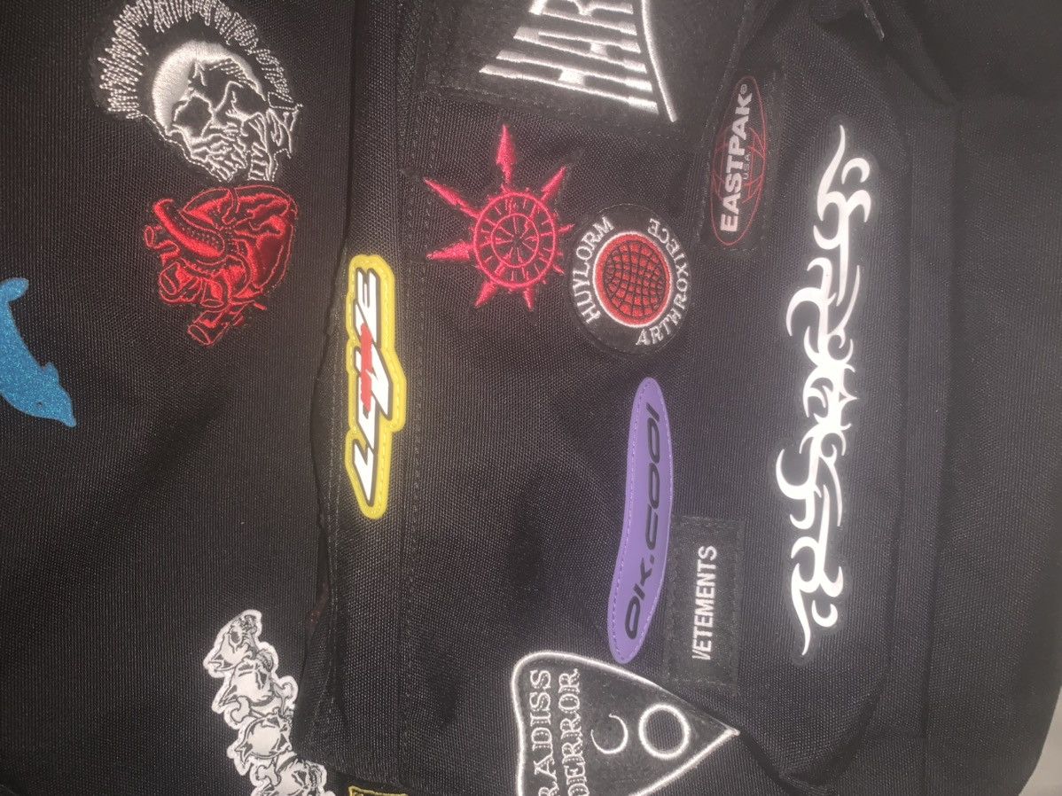 Vetements Vetements eastpak sticker patch backpack Size ONE SIZE - 13 Thumbnail