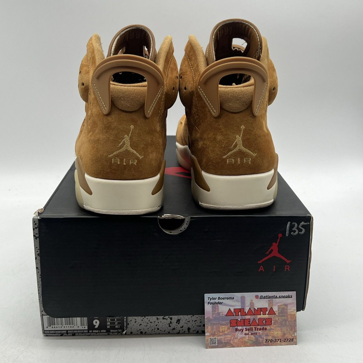 Jordan Brand Air Jordan 6 wheat Size US 9 / EU 42 - 3 Thumbnail