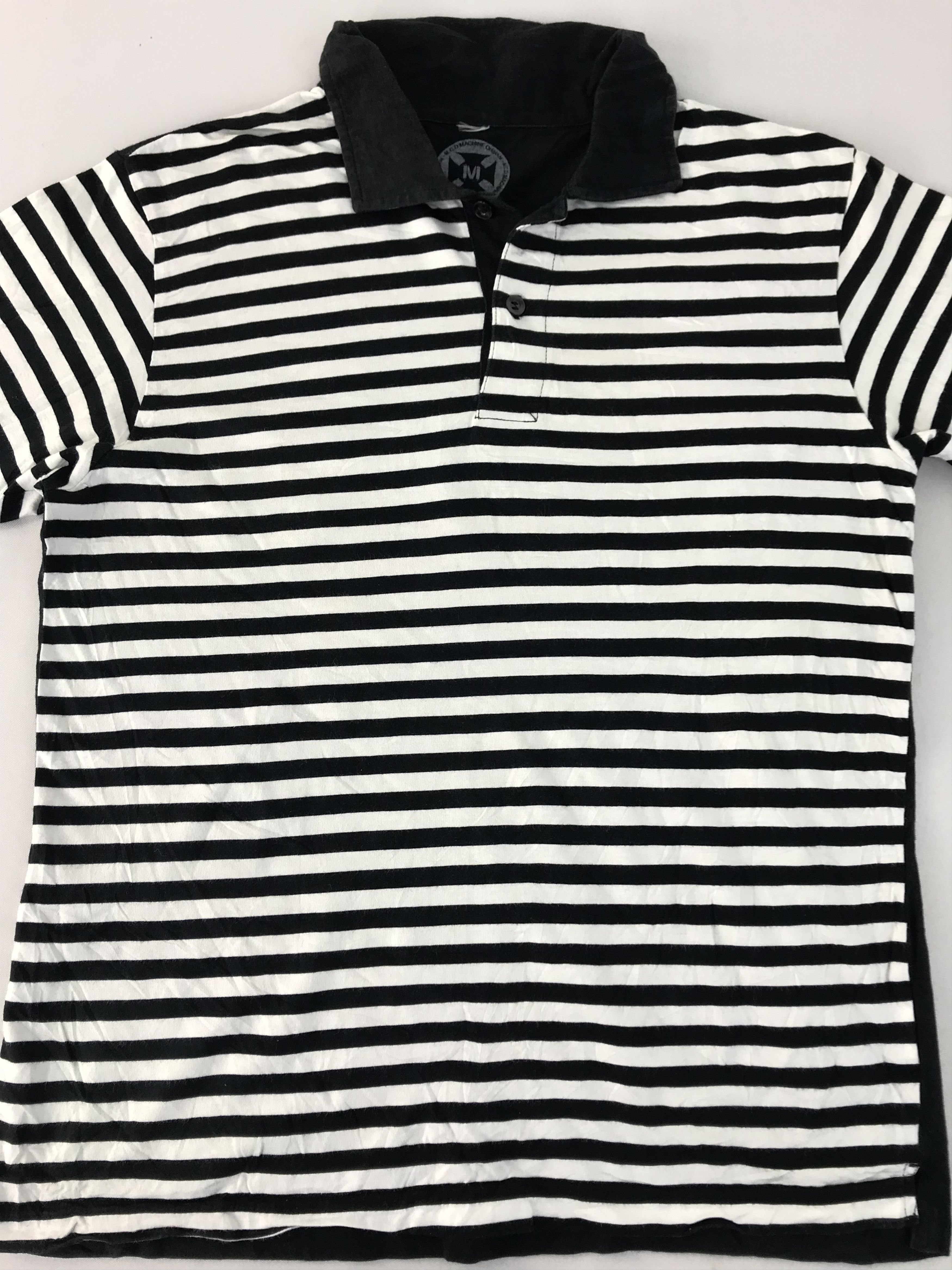 Japanese Brand MCD More Core Division 69 The Babylon Striped Tee Polo Size US M / EU 48-50 / 2 - 3 Thumbnail