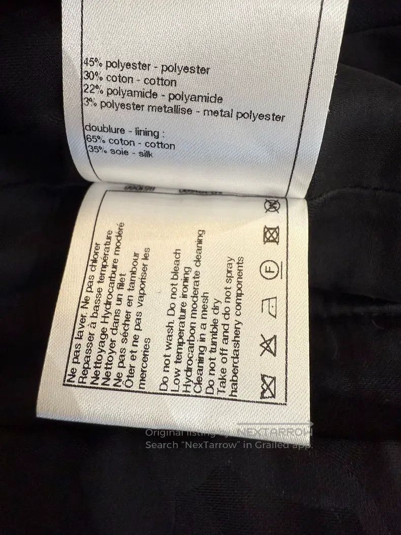 Chanel Chanel Black full-star knitted jacket Size XXS / US 00 / IT 34 - 7 Thumbnail