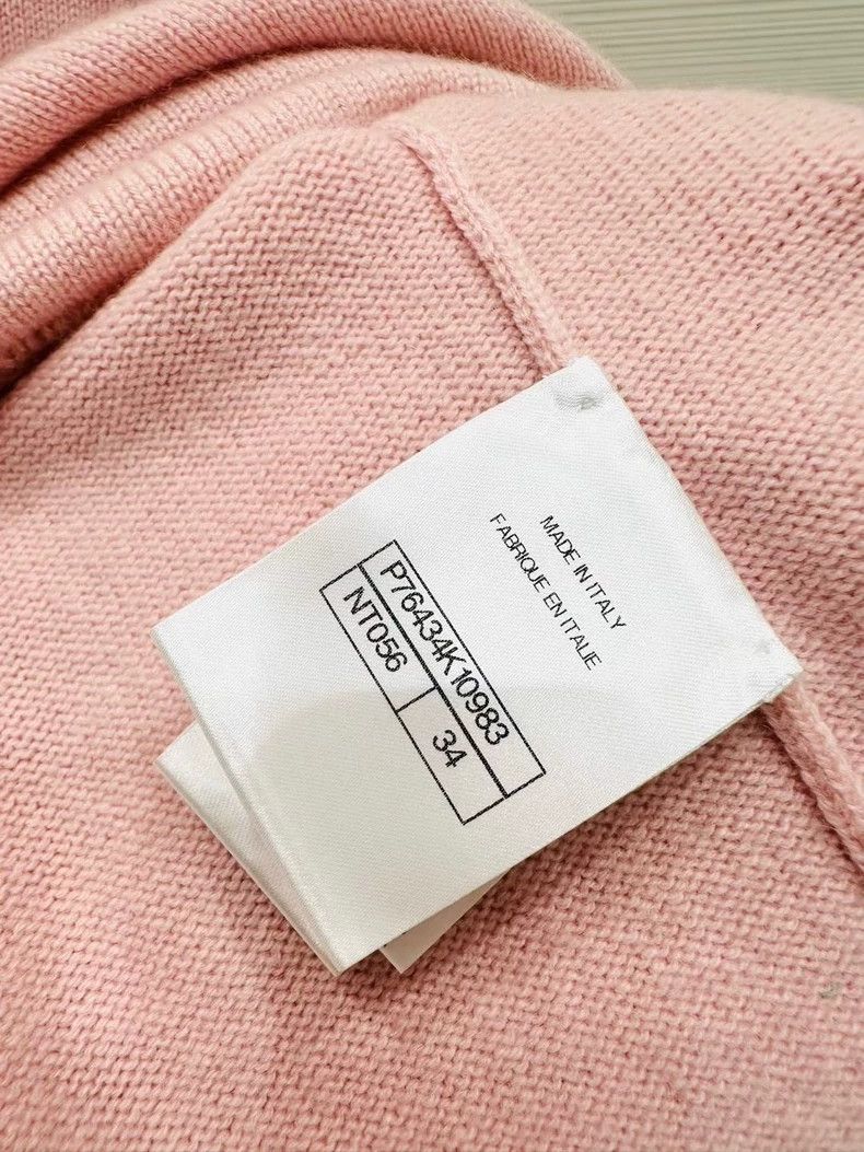 Chanel Chanel 24C pink round-neck long-sleeved knitted sweater Size XXS / US 00 / IT 34 - 7 Thumbnail