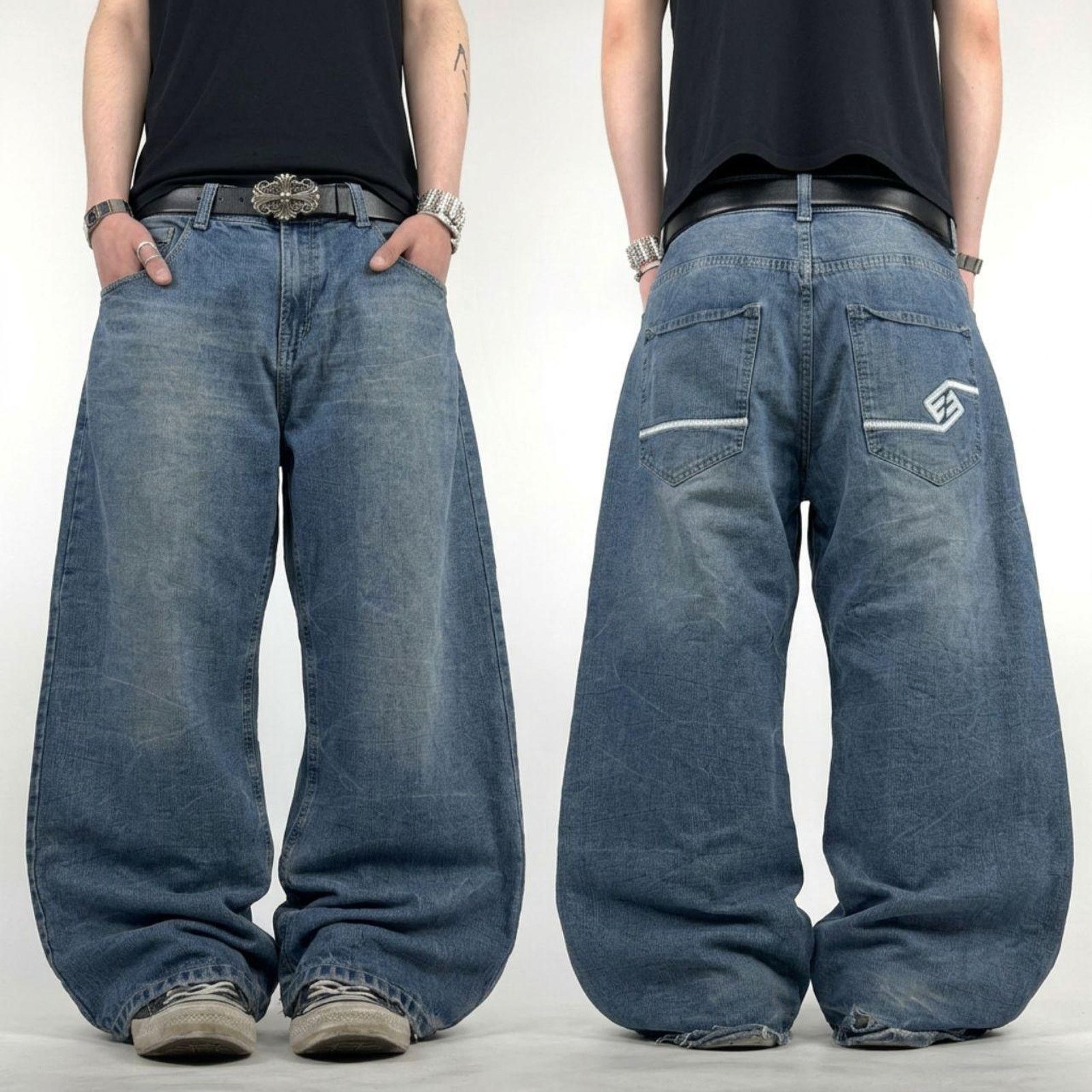パンツ 00s archive ARMANI wide buggy denim y2k Armani × Emporio Armani × Vintage Vintage Rare Emporio Armani