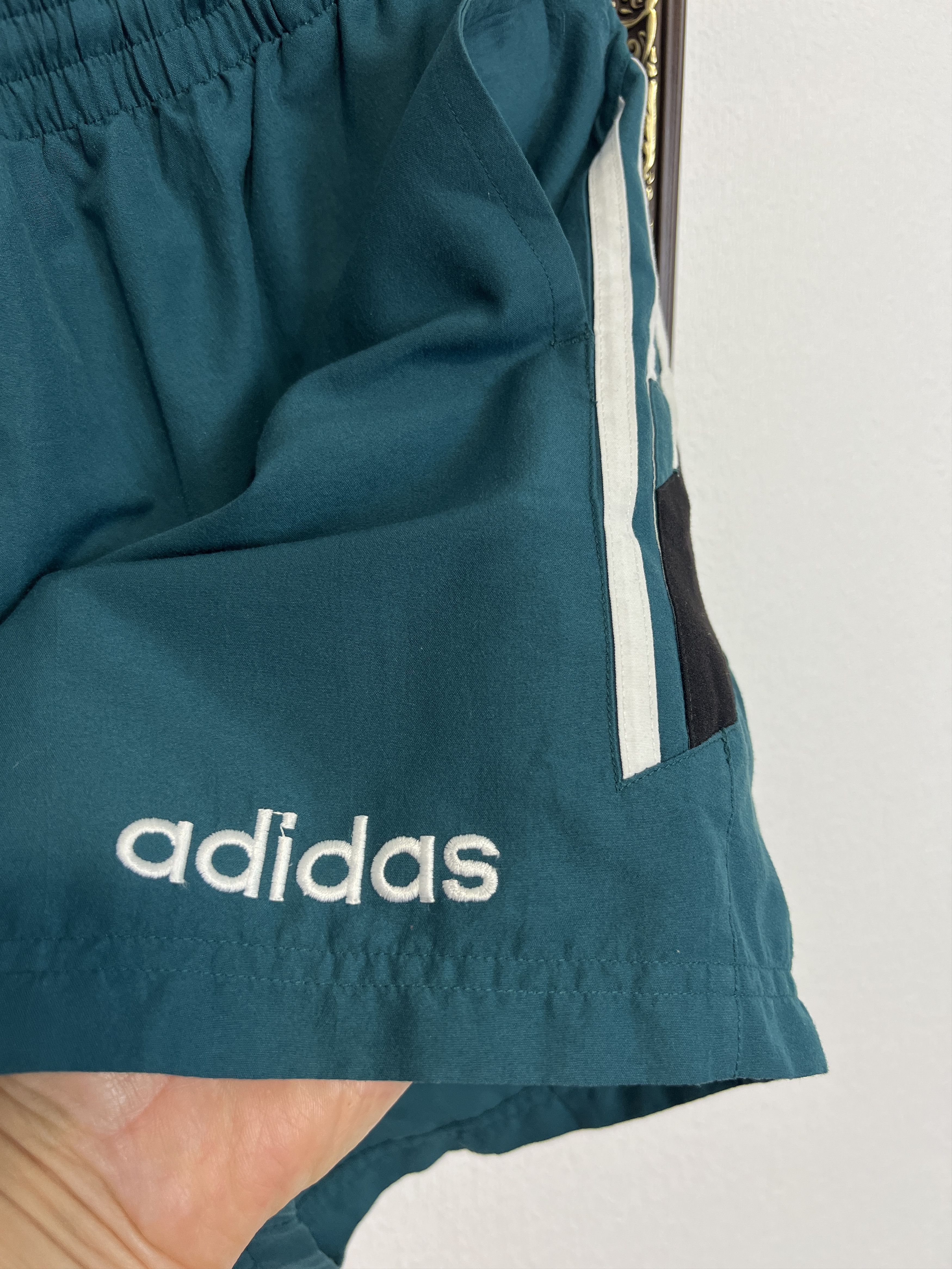 Adidas Vintage 90's Football Train Shorts Soccer Athletic Rare Size US 34 / EU 50 - 4 Thumbnail