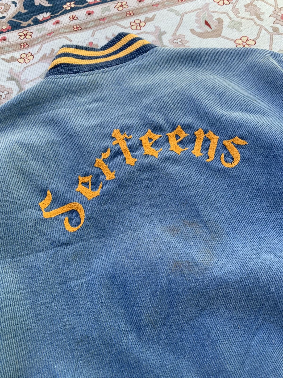 Vintage VINTAGE 60s MAPLE CORDUROY CHAINSTITCH VARSITY JACKET Size US M / EU 48-50 / 2 - 15 Thumbnail
