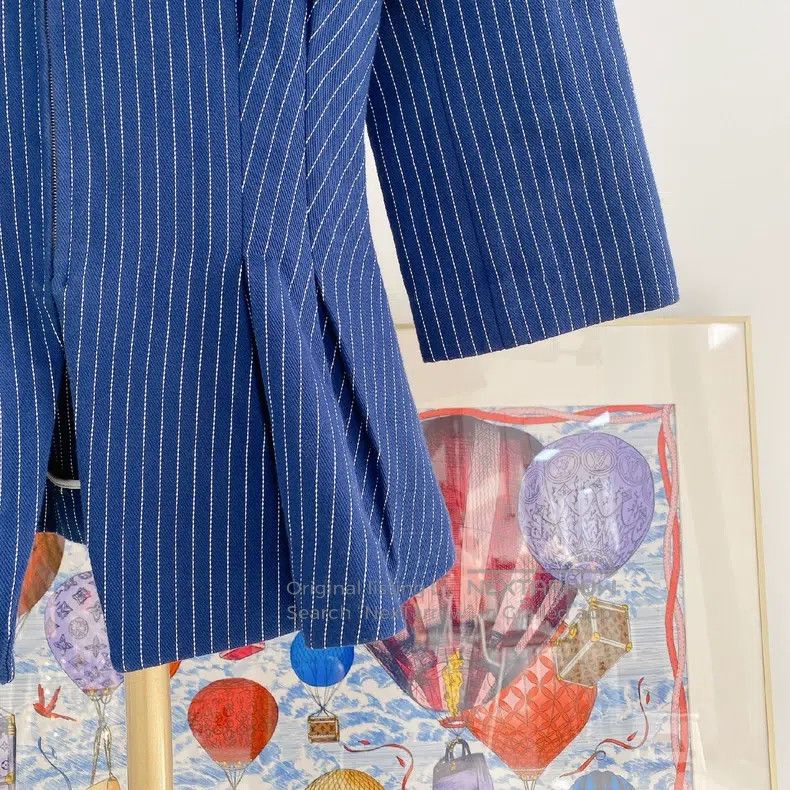Fendi Fendi Blue striped jacket Size S / US 4 / IT 40 - 4 Thumbnail