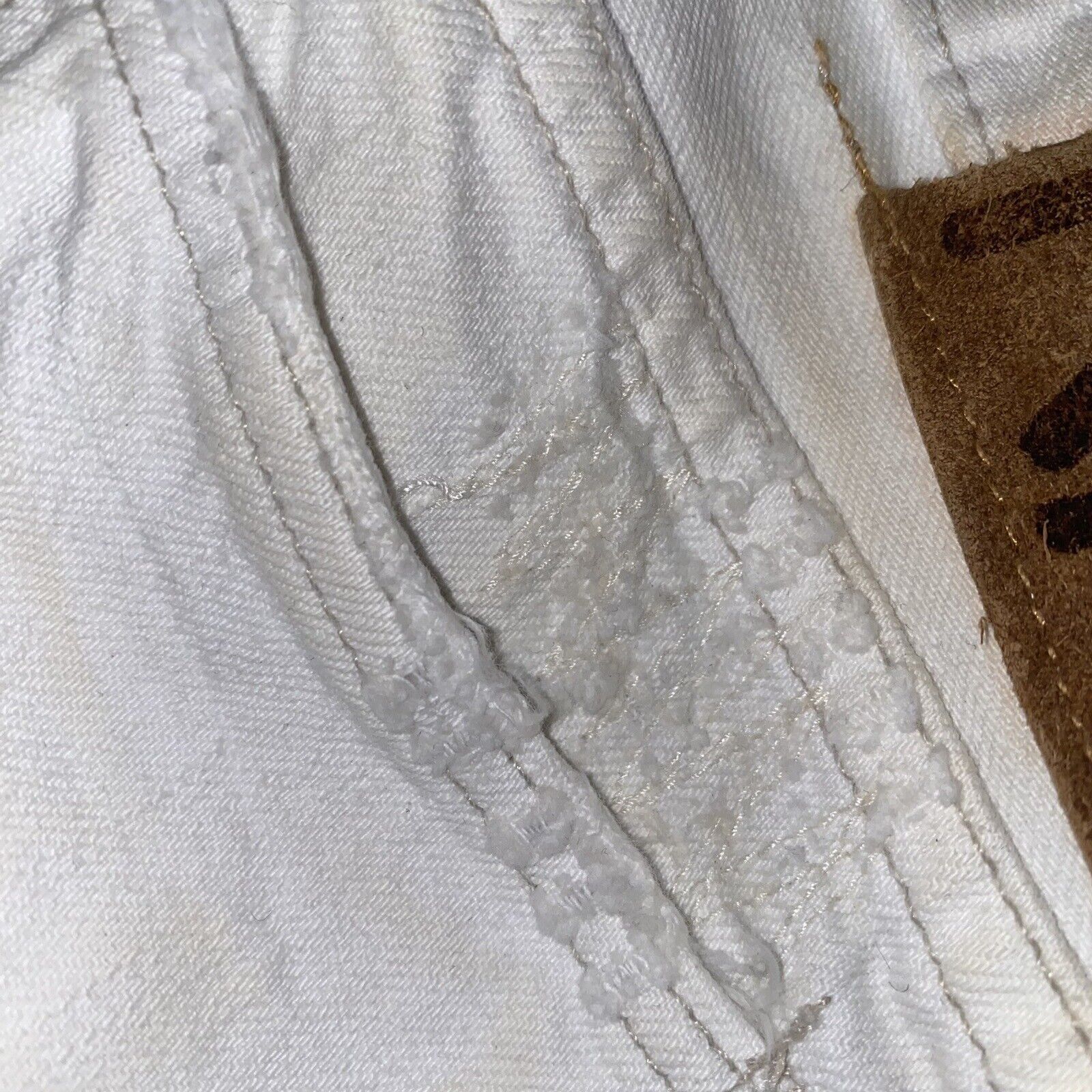 RRL Ralph Lauren RRL Double Ralph Lauren Jeans Size 29x34 White Distressed Size US 29 - 8 Thumbnail