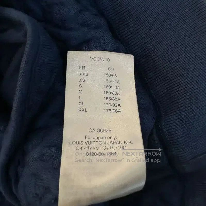 Louis Vuitton Louis Vuitton Blue Cotton Blend Men's Hoodie . Size US M / EU 48-50 / 2 - 8 Thumbnail