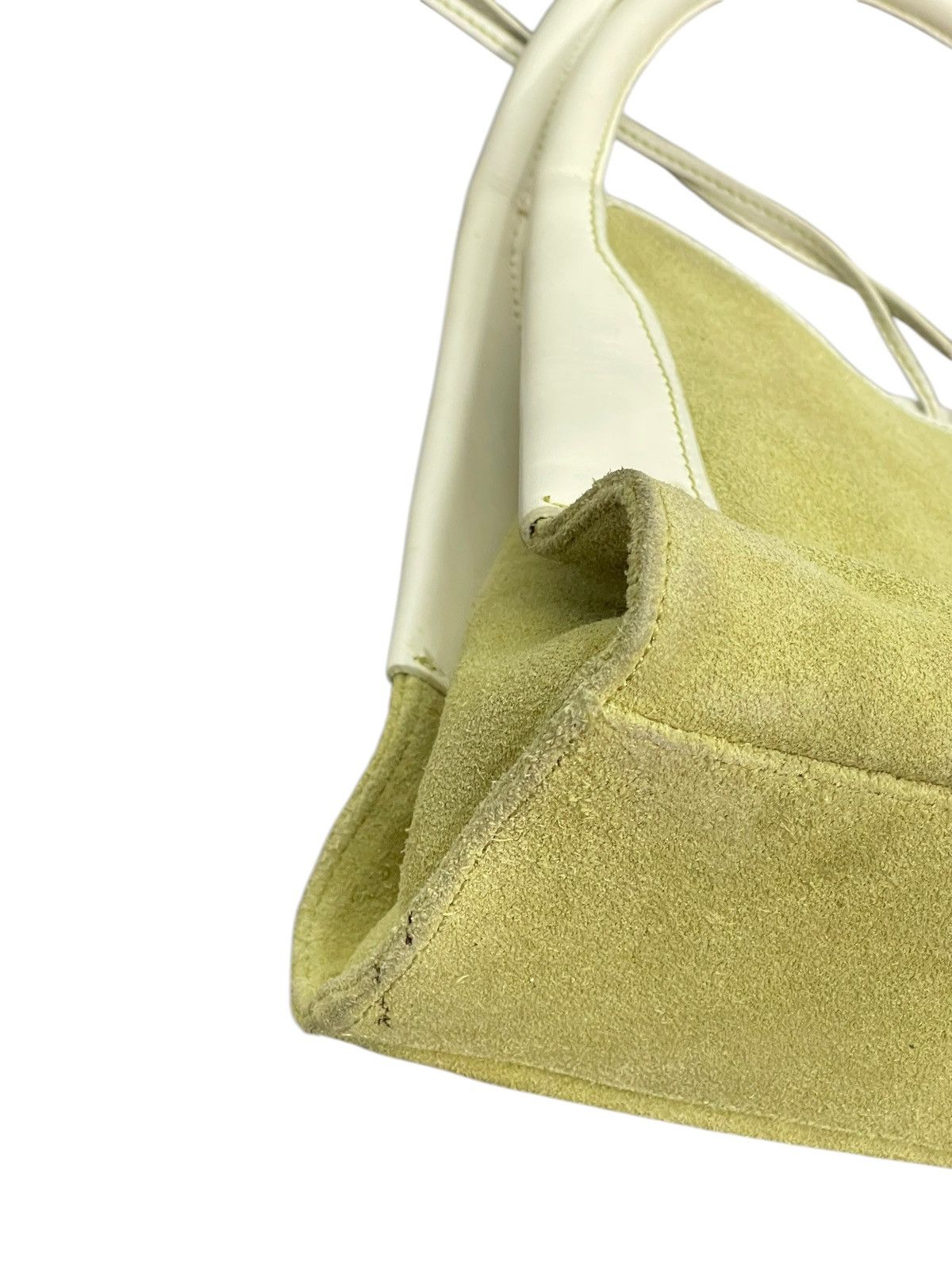 Leather Suede Leather Natural Beauty Basic Crescent Hand Bag 1🟩3 Size ONE SIZE - 15 Thumbnail