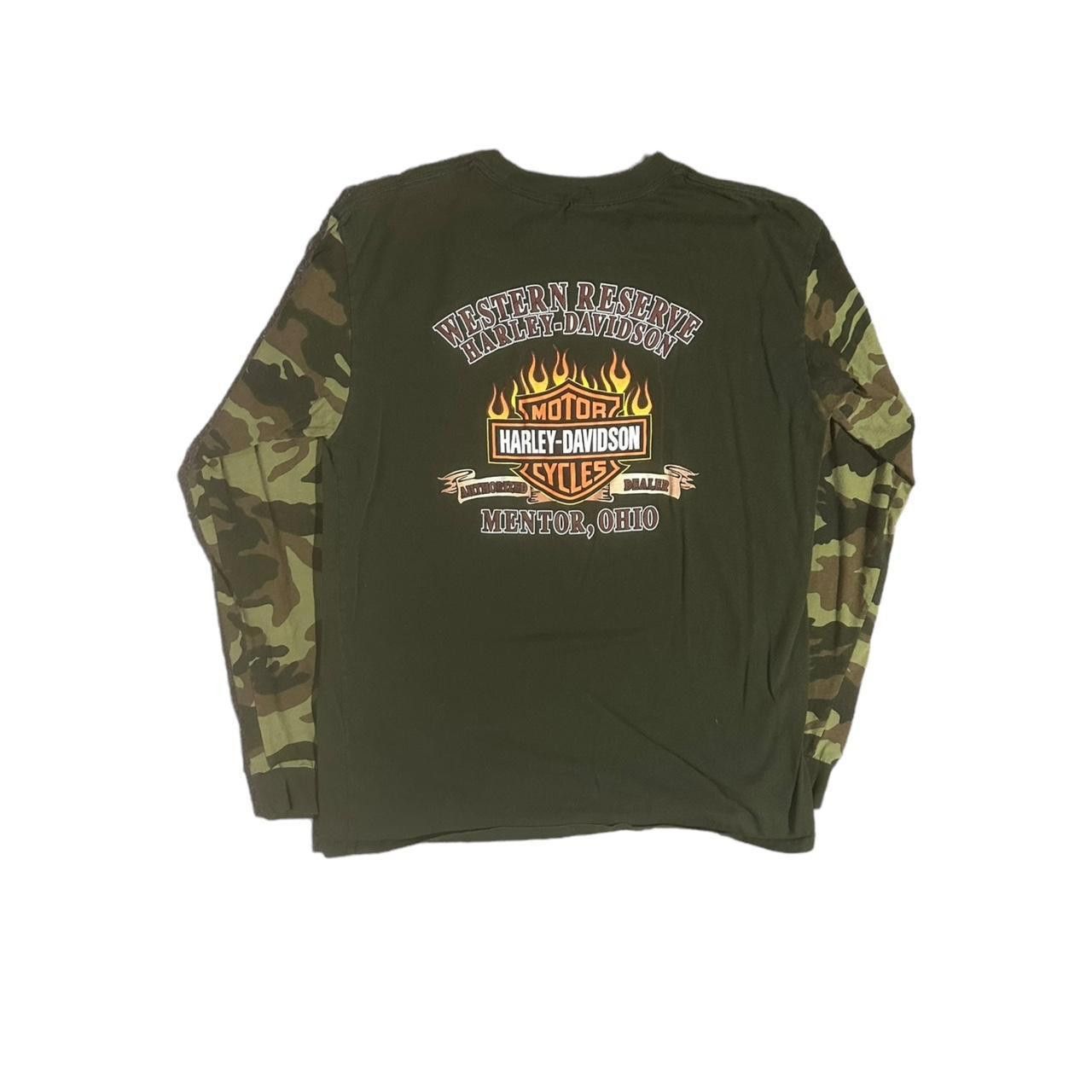 Harley Davidson Vintage Harley Davidson Long Sleeve Shirt Size US L / EU 52-54 / 3 - 3 Thumbnail