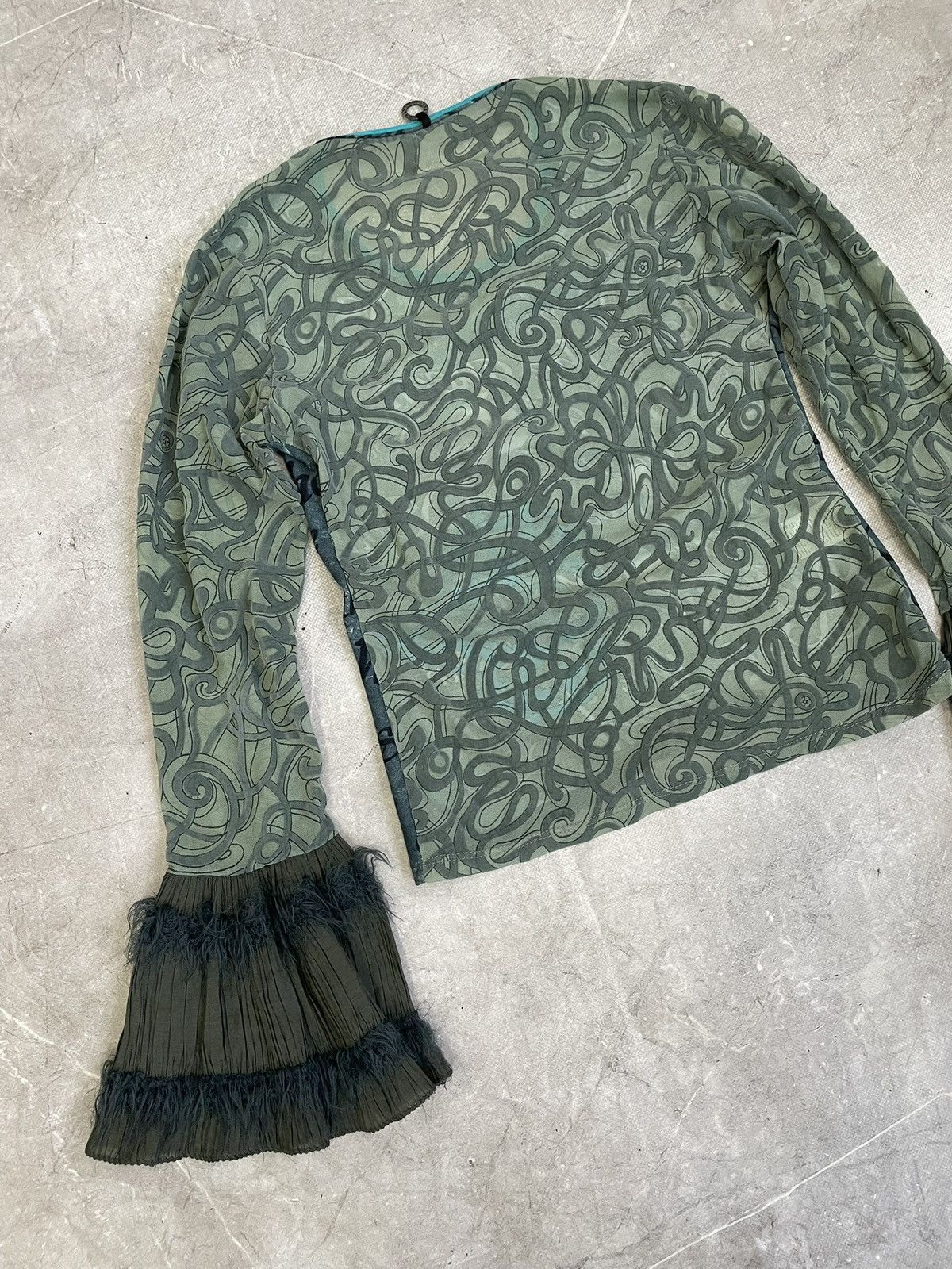 Japanese Brand Velvet longsleeve mesh y2k Save The Queen Vivienne Westwood Size M / US 6-8 / IT 42-44 - 8 Thumbnail