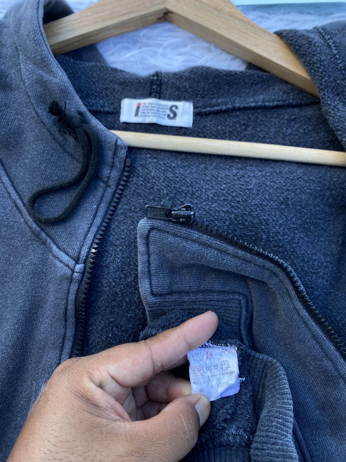 Issey Miyake Rarest Vtg 80s Issey Miyake Tsumori Chisato Hoodie Sweater Size US L / EU 52-54 / 3 - 18 Thumbnail