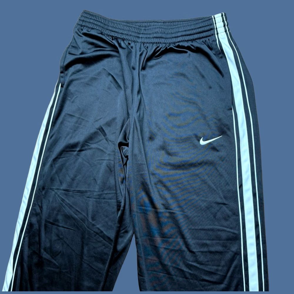 Nike Nike Pants Mens Large Black Striped Track Sweatpants Athletic Y2K Size US 32 / EU 48 - 1 Thumbnail