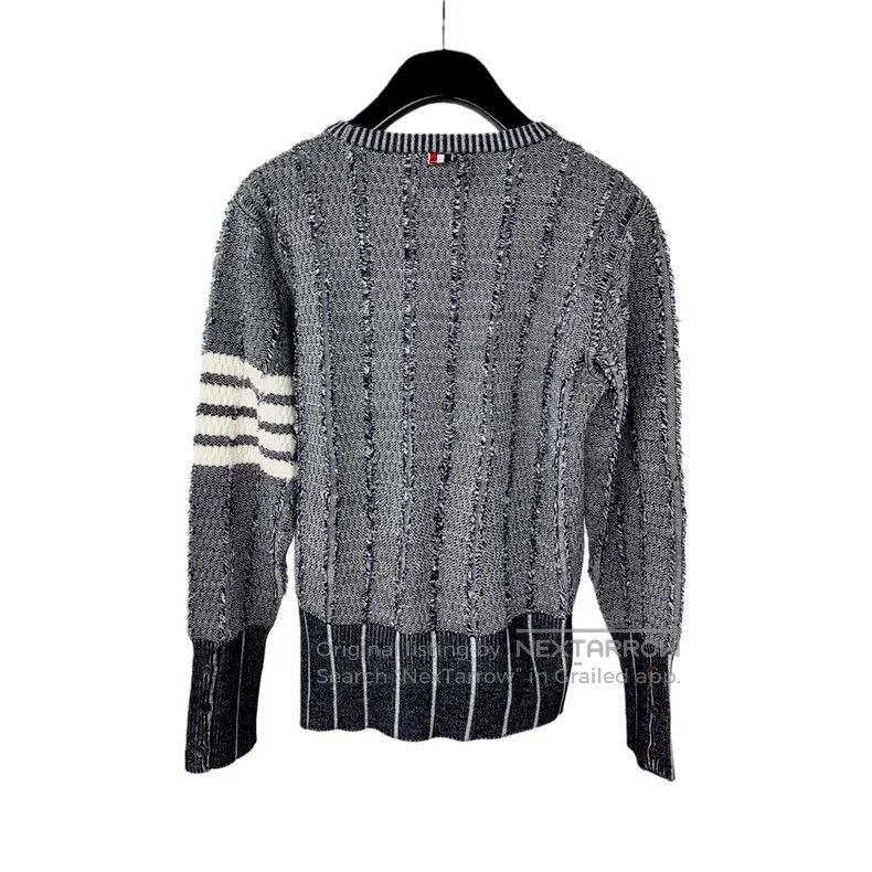 Thom Browne Thom Browne Long-sleeved knitted sweater Size US XS / EU 42 / 0 - 2 Thumbnail