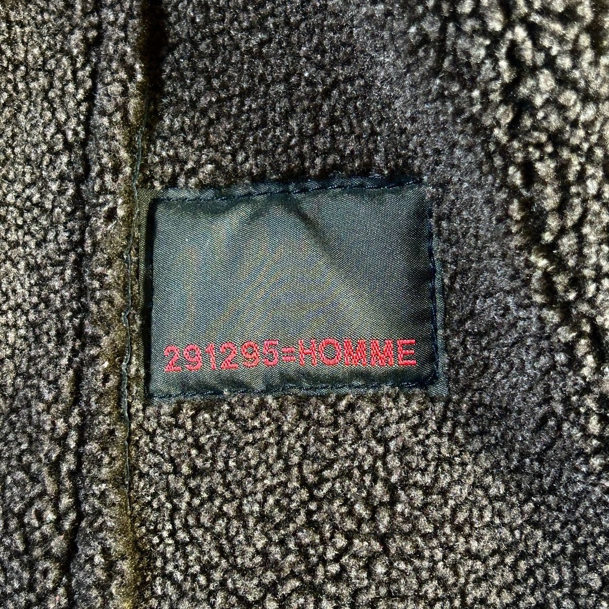 291295=Homme 291295 = Homme Leather Shearling Hooded Coat Parka Size US L / EU 52-54 / 3 - 7 Thumbnail