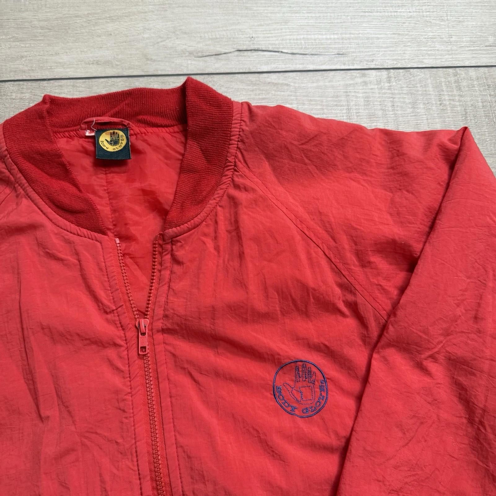Body Glove Vintage 1993 Body Glove Red Nylon Bomber Jacket Size L Size US L / EU 52-54 / 3 - 3 Thumbnail