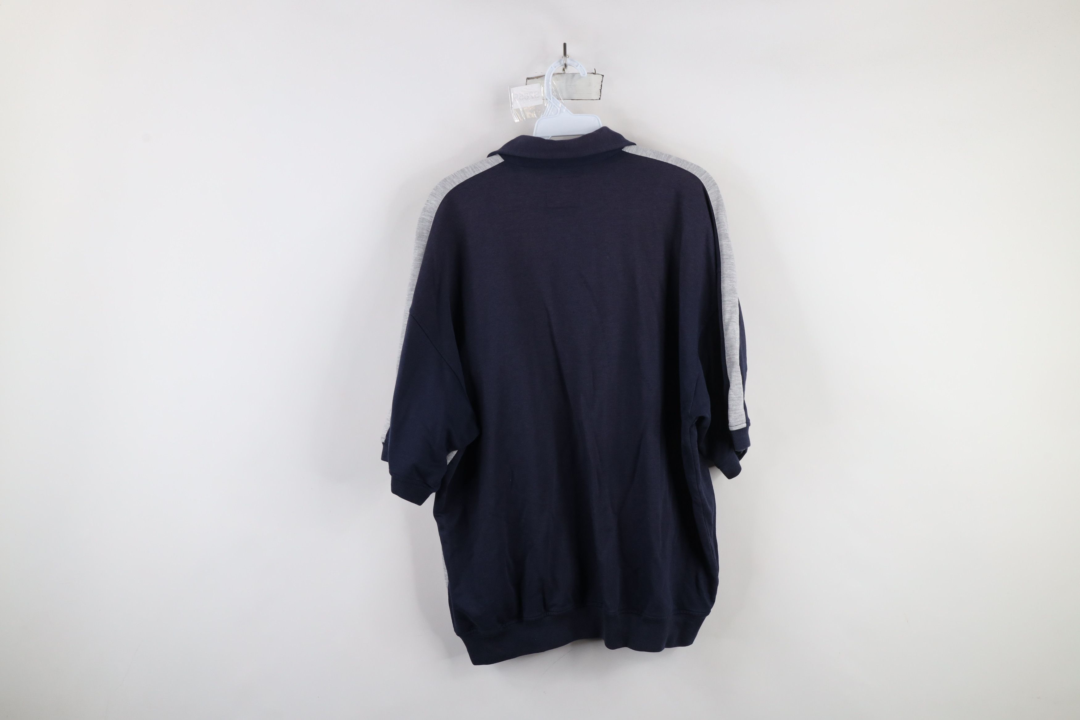 Vintage Vintage 90s Streetwear Block Striped Pullover Polo Shirt Size US XL / EU 56 / 4 - 12 Thumbnail