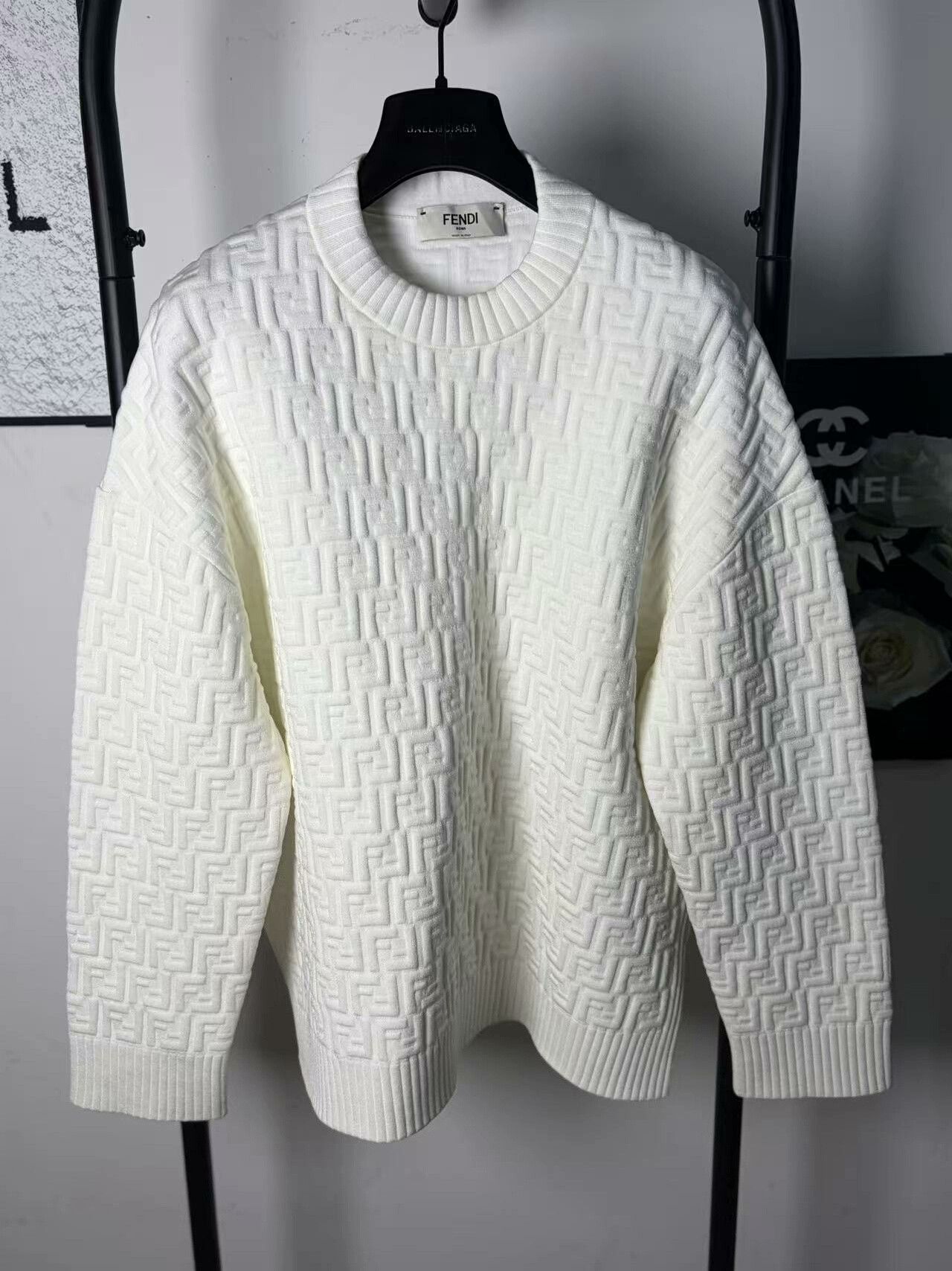 Fendi Fendi White Hoodie m Men Size US M / EU 48-50 / 2 - 1 Thumbnail