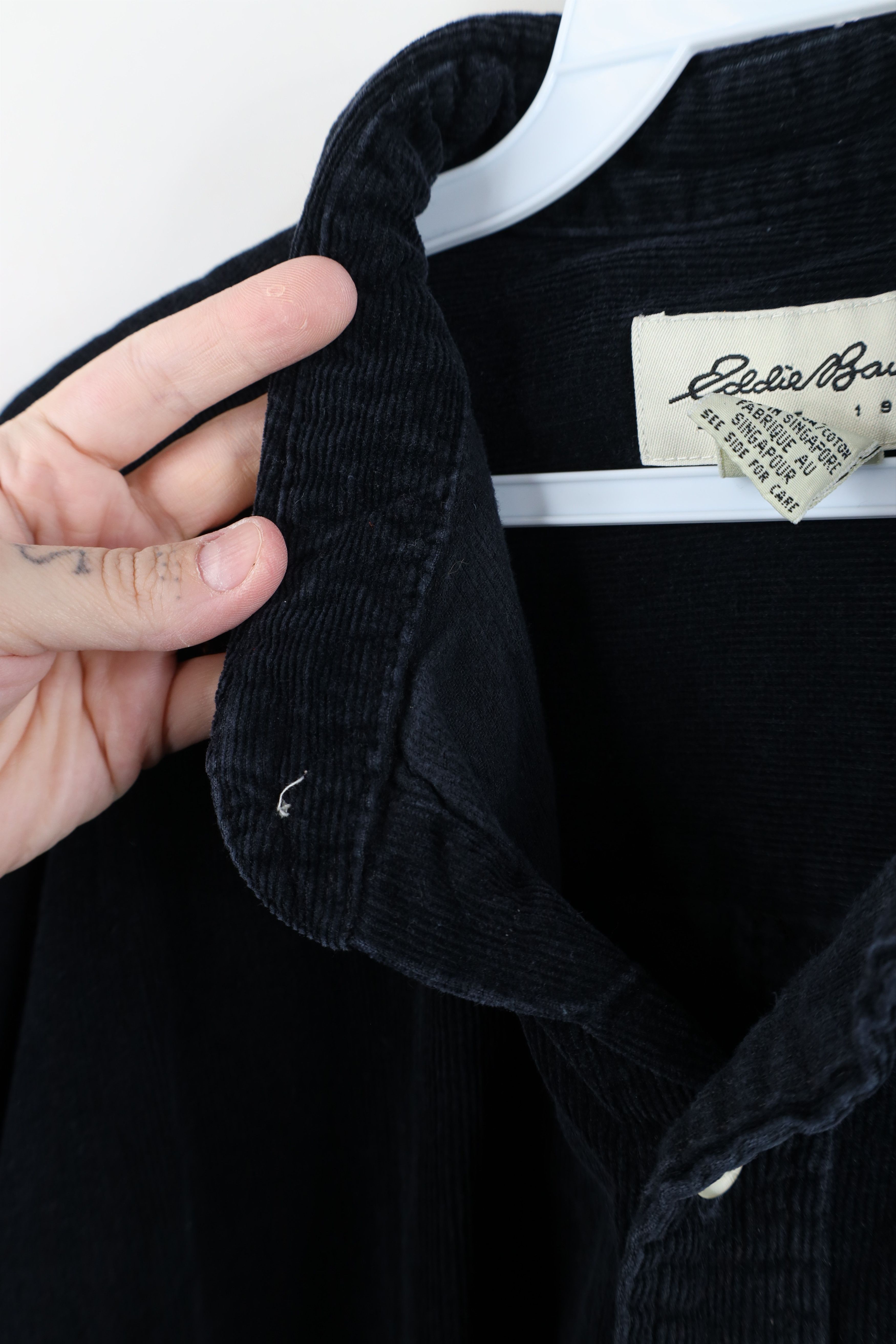 Eddie Bauer Vintage 90s Eddie Bauer Corduroy Collared Button Down Shirt Size US XL / EU 56 / 4 - 12 Thumbnail