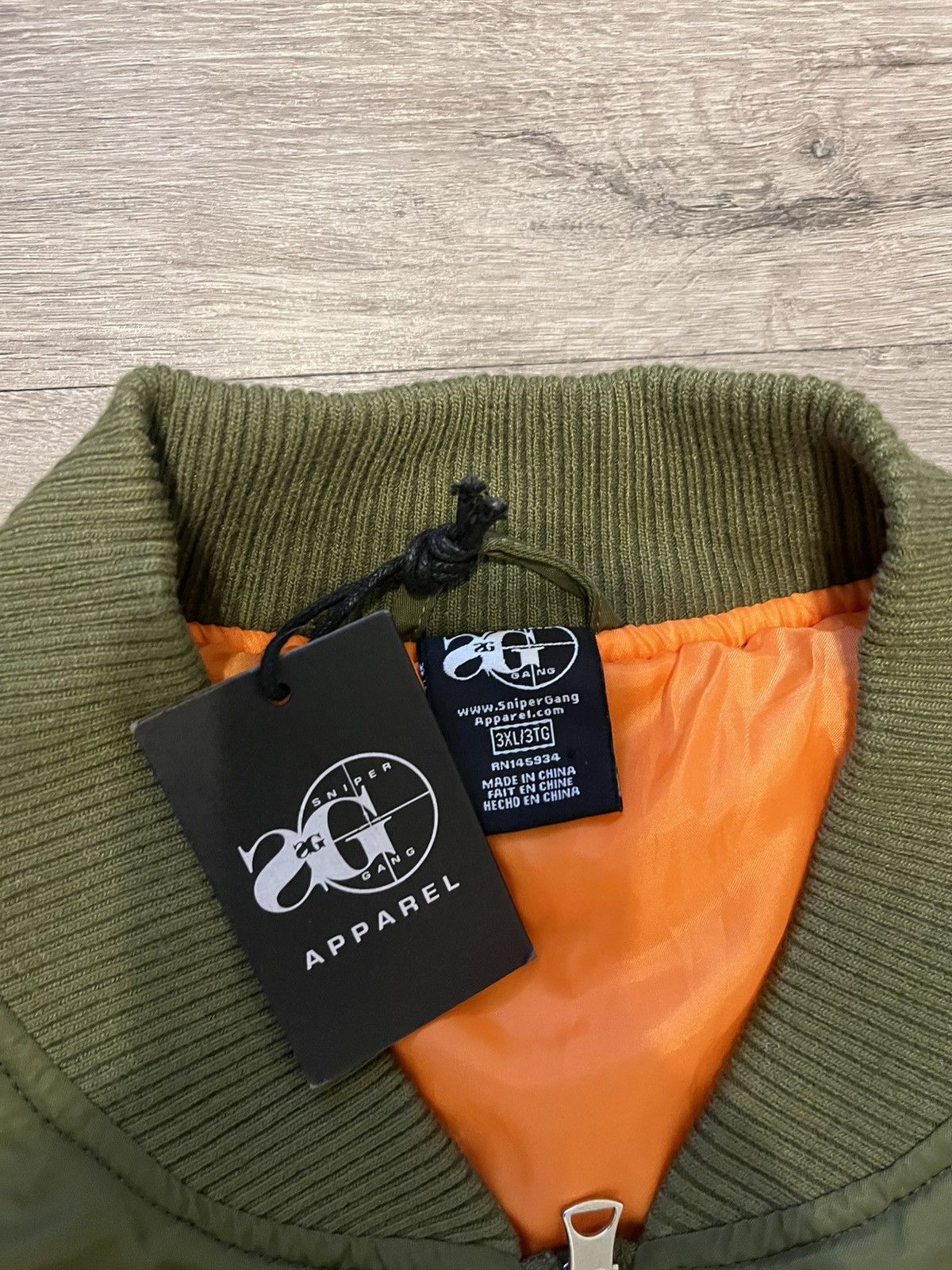 Sniper Gang Sniper Gang Bomber Jacket Sz 3XL New With Defects Size US XXL / EU 58 / 5 - 7 Thumbnail