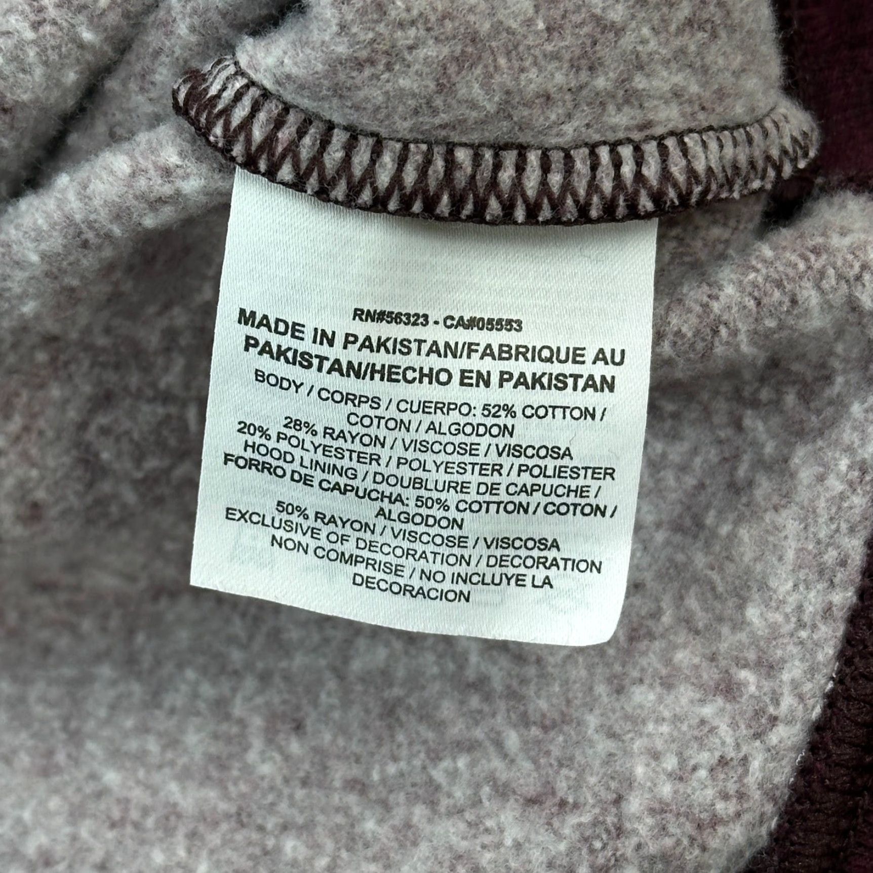 Nike Nike Sportswear Hoodie Women's M Burgundy Crush Funnel Neck Long Sleeve Size M / US 6-8 / IT 42-44 - 7 Thumbnail