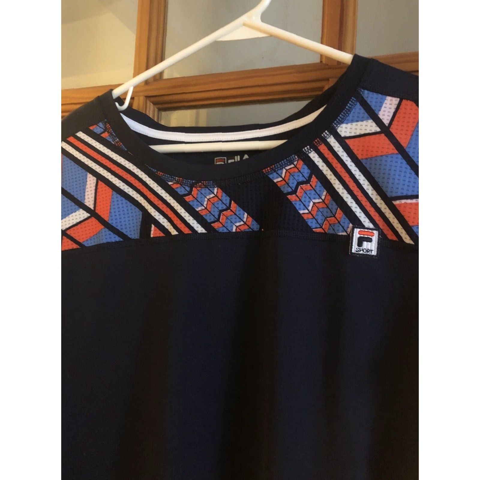 Fila FILA Sport Top Athletic Womens XL Multicolor Short Sleeve Pullover Shirt Gym Activewear Running & Jogging Size XL / US 12-14 / IT 48-50 - 2 Thumbnail