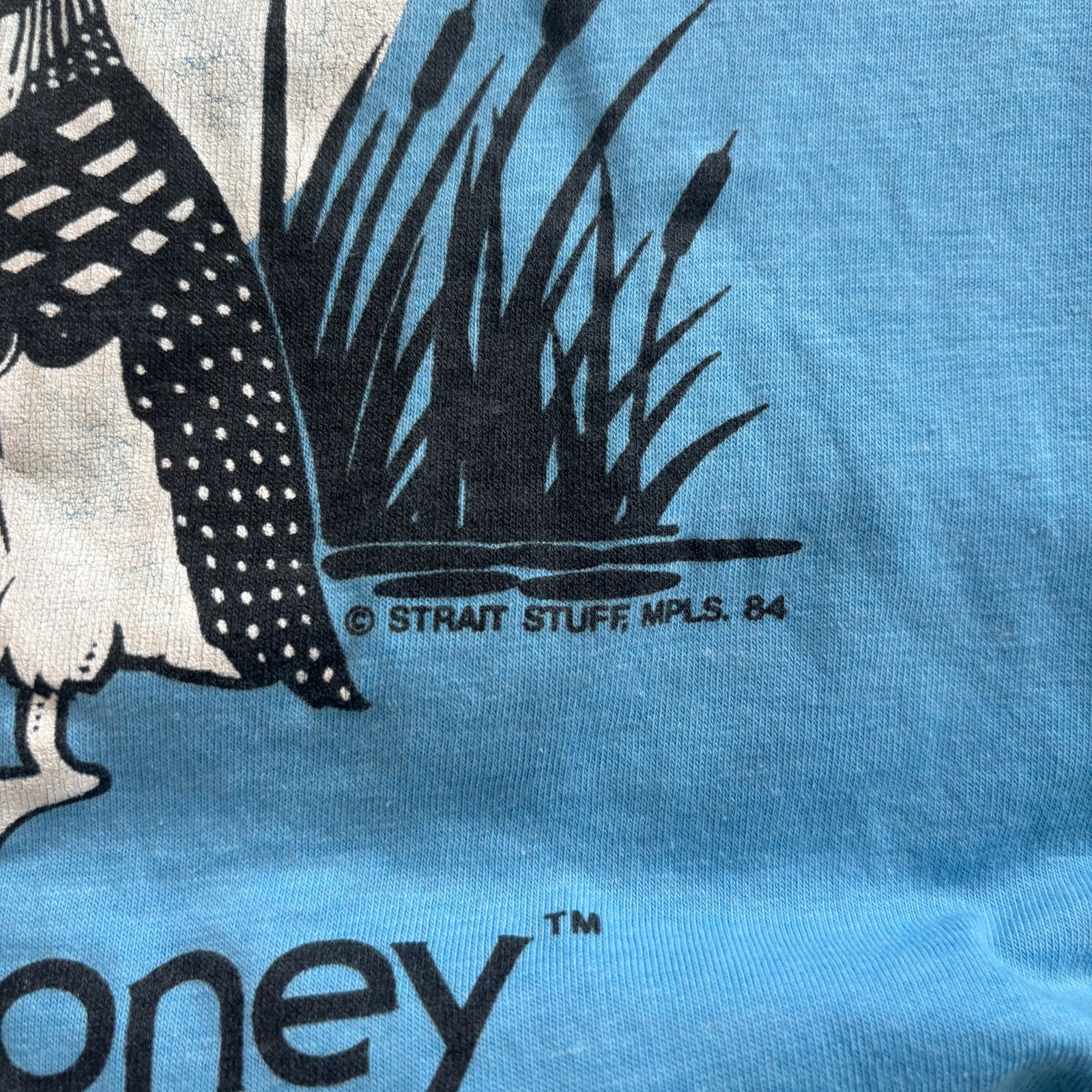 Vintage Vintage 1980s Single Stitched Looney Minnesota Tee Shirt Size US S / EU 44-46 / 1 - 3 Thumbnail