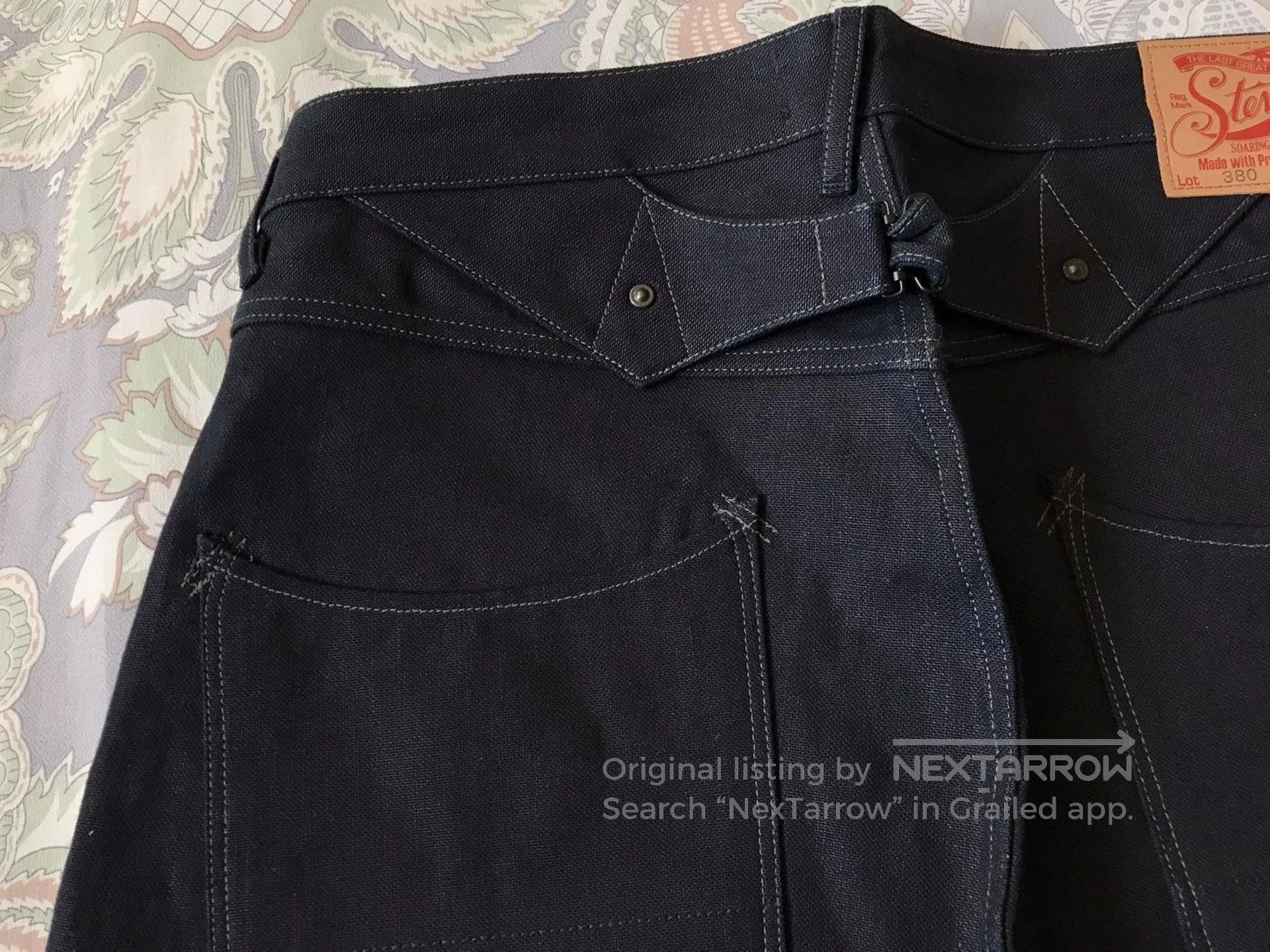 Visvim Stevenson Overall 380 Indigo Canvas Pants. Size US 29 - 7 Thumbnail