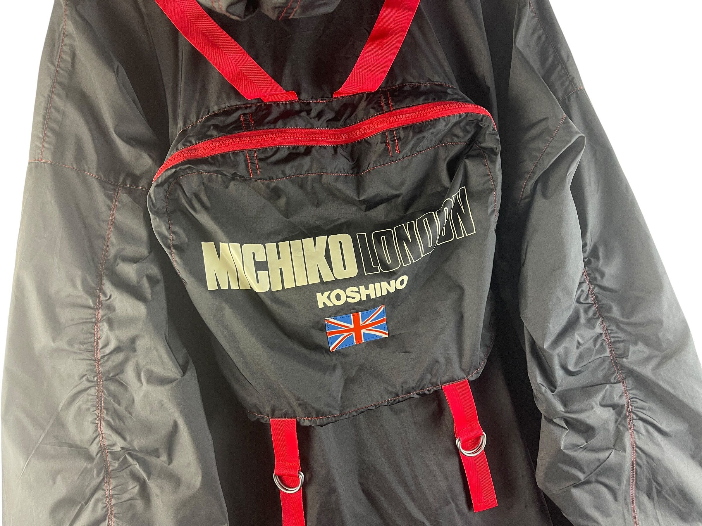Michiko Koshino London Vintage Michiko London Koshino Packable Anorak Techwear Size US XL / EU 56 / 4 - 10 Thumbnail