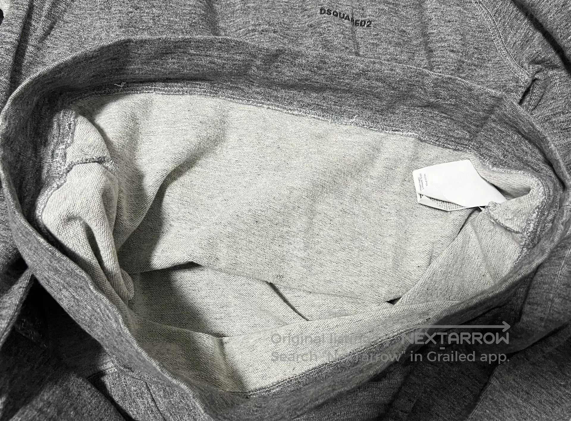 Dsquared2 DSQUARED2 Gray Cotton Slim Sweatshirt. Size US XL / EU 56 / 4 - 6 Thumbnail