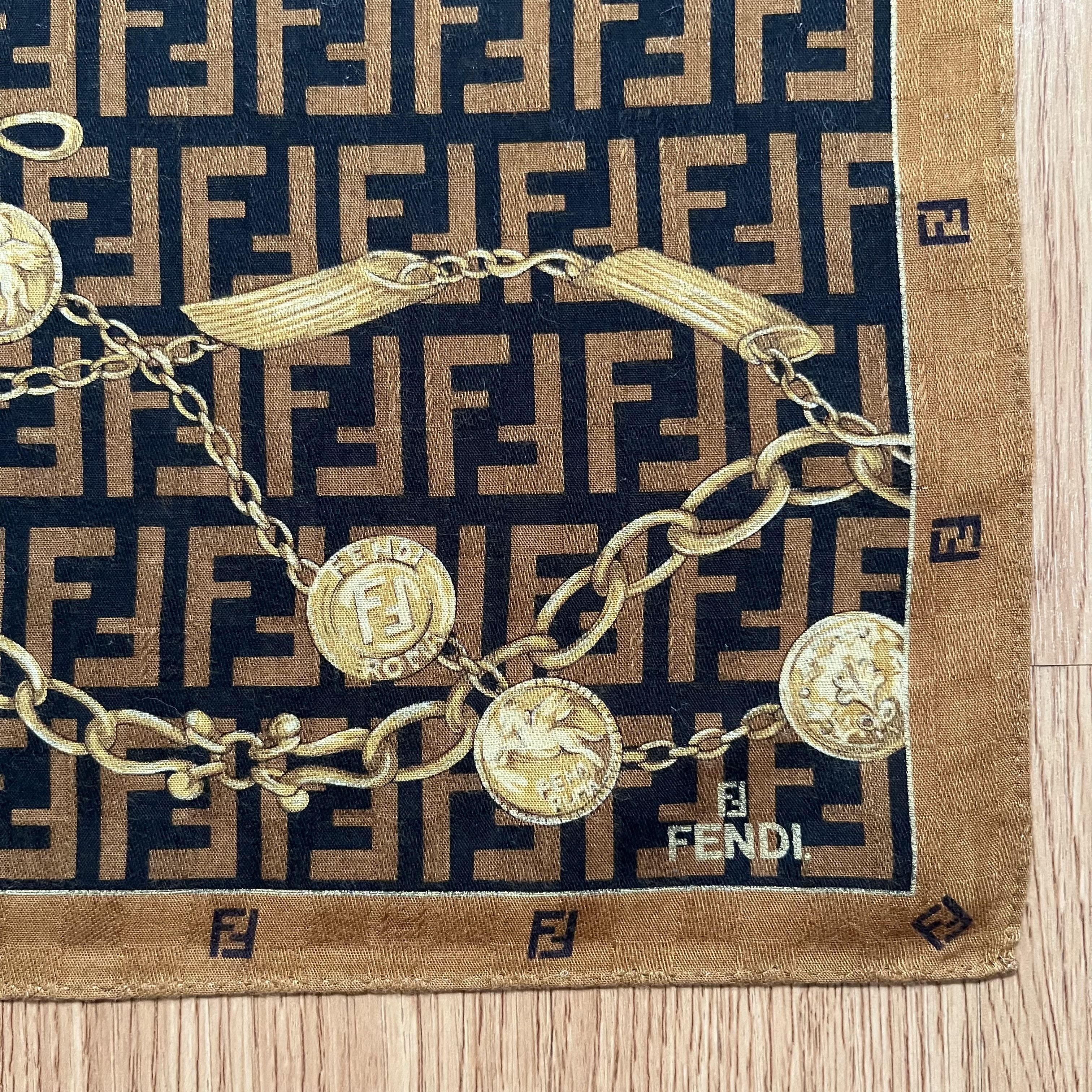 Fendi Vintage Fendi Handkerchief Size ONE SIZE - 2 Thumbnail