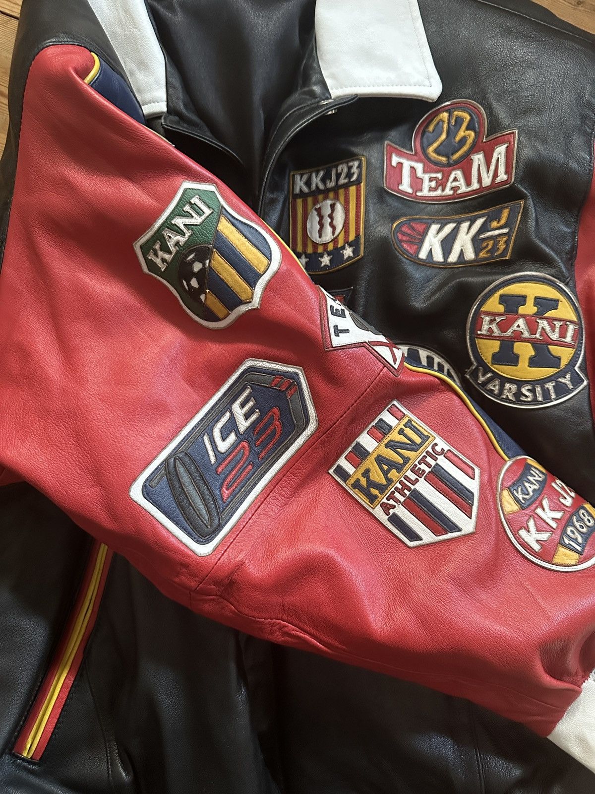 Karl Kani Leather jacket Karl Kani Multicolour size L Size US L / EU 52-54 / 3 - 8 Thumbnail