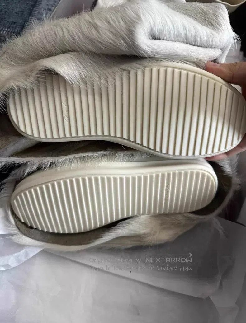 Rick Owens Rick Owens White Horsehair Version Size ONE SIZE - 7 Thumbnail