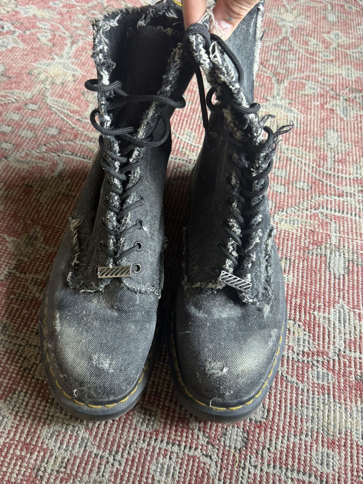 Off-White Off white x Dr martens boots Size US 13 / EU 46 - 5 Thumbnail